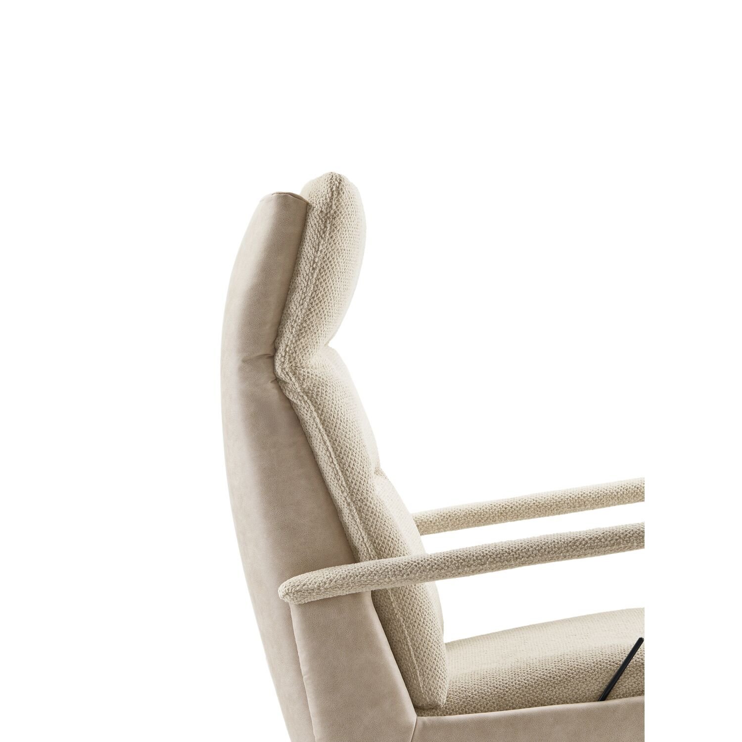 Relaxfauteuil Seduto in macan naturel en magnum clay
