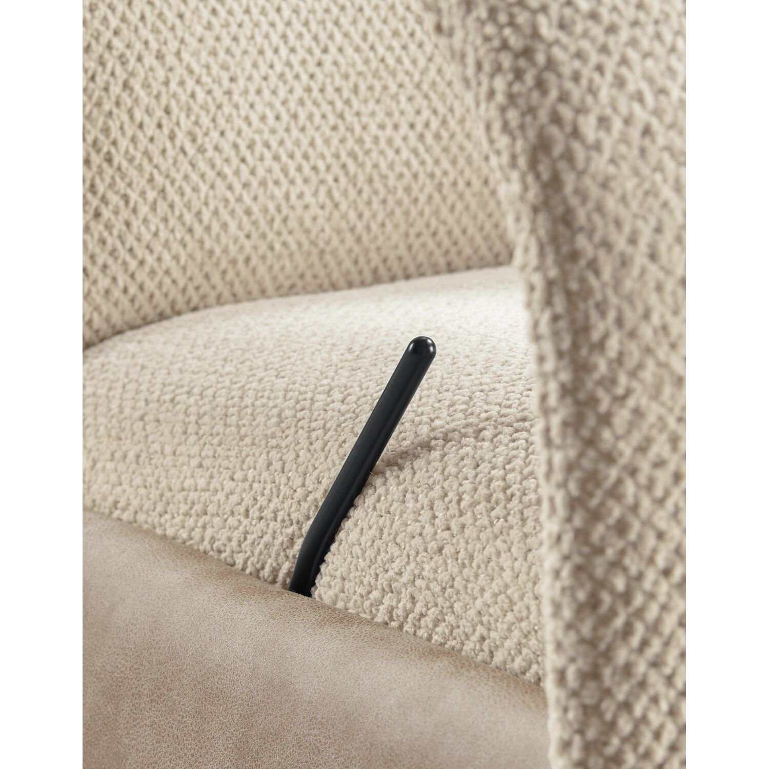 Relaxfauteuil Seduto in macan naturel en magnum clay