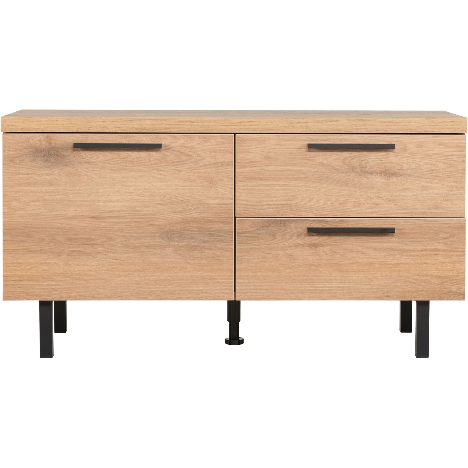 TV-meubel Paranno 1 deur 2 lades in natural canelle oak