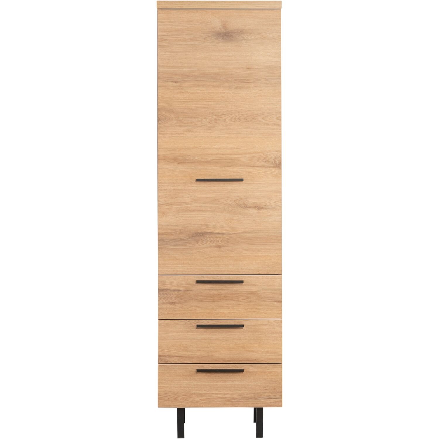 Opbergkast Paranno 1 deur 3 lades in natural canelle oak