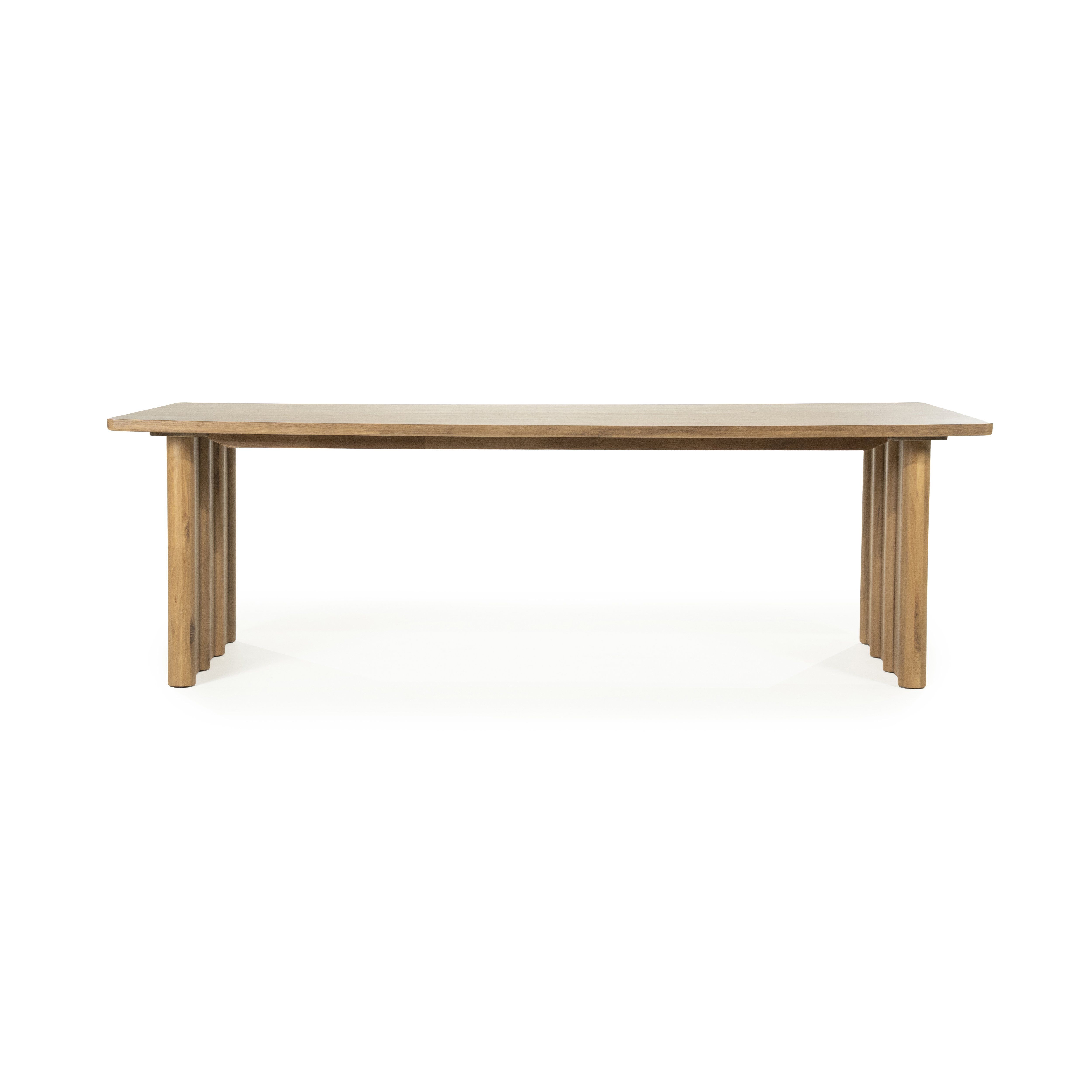 Eettafel Jidde 250x100 cm in bruin