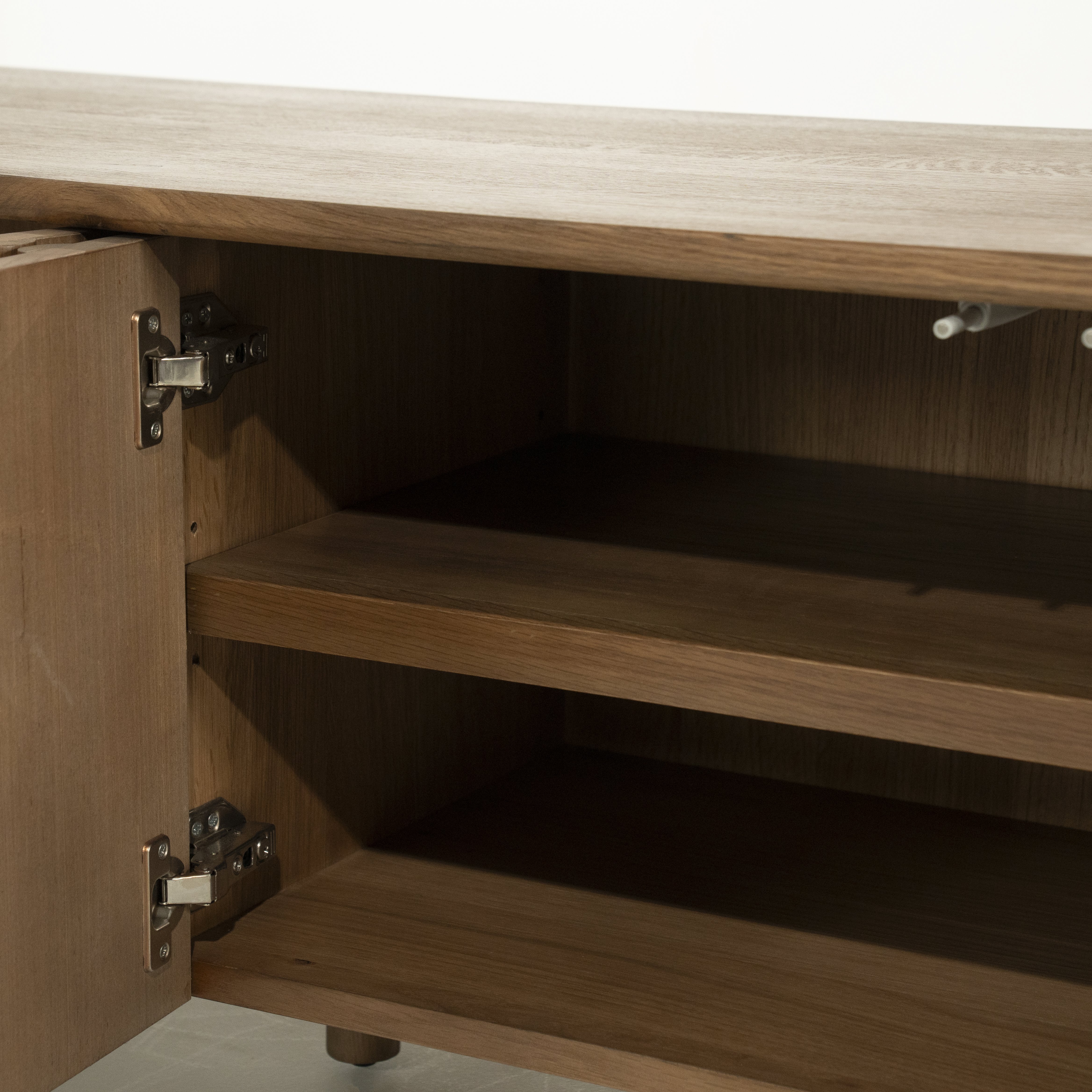 Tv meubel Jidde 4 deurs in bruin eiken hout