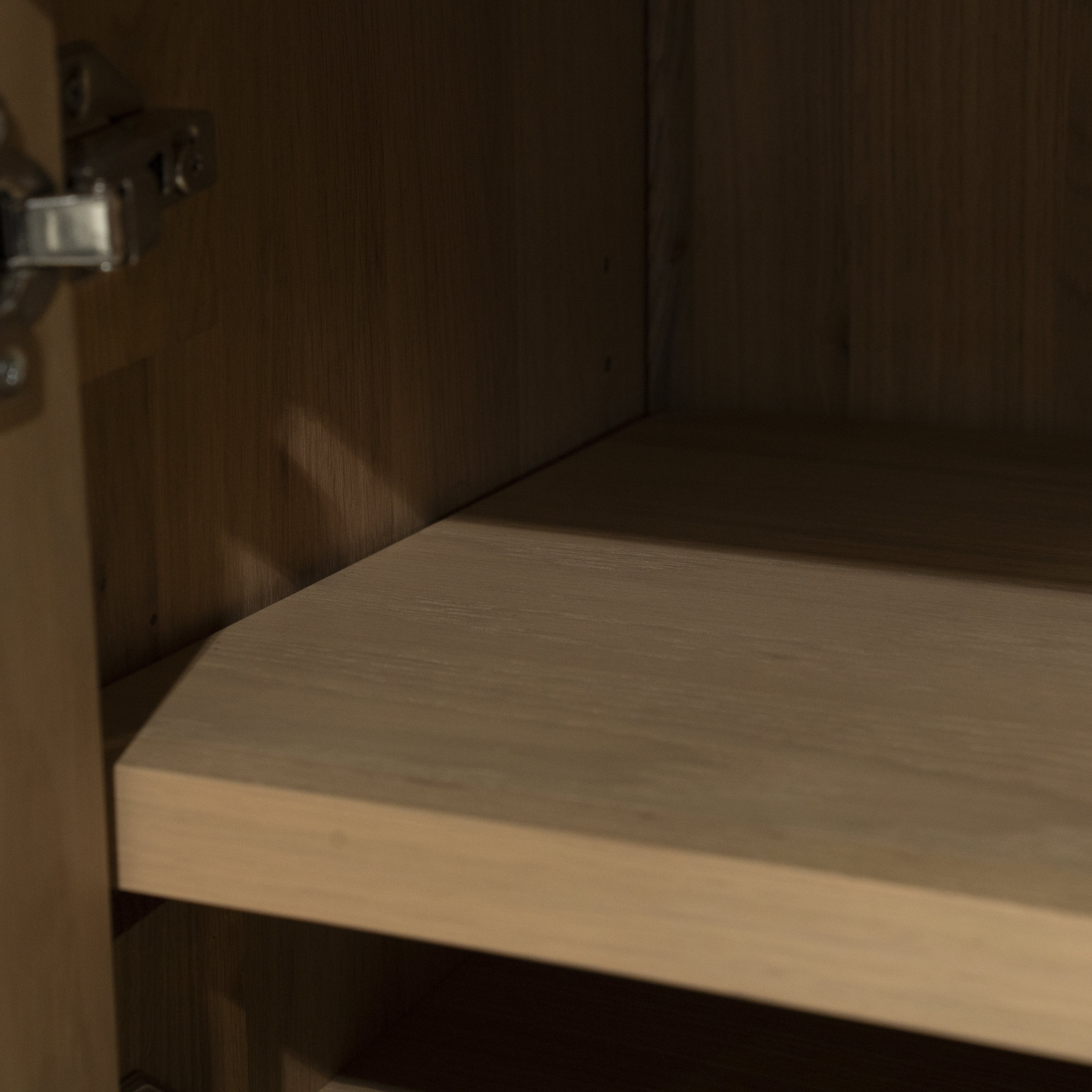 Tv meubel Jidde 4 deurs in naturel eiken hout