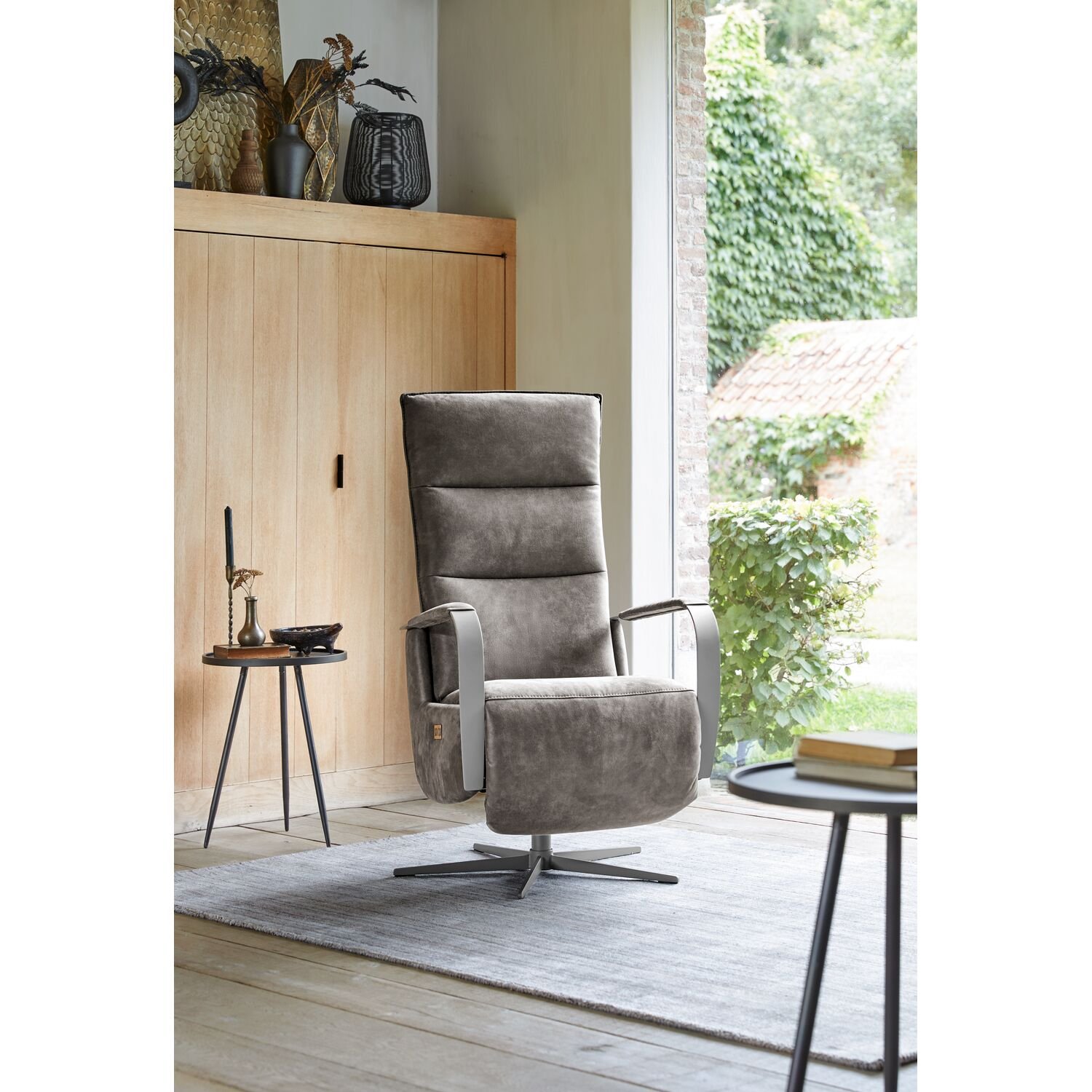 Relaxfauteuil Seduto elektrische functie in bull graphite