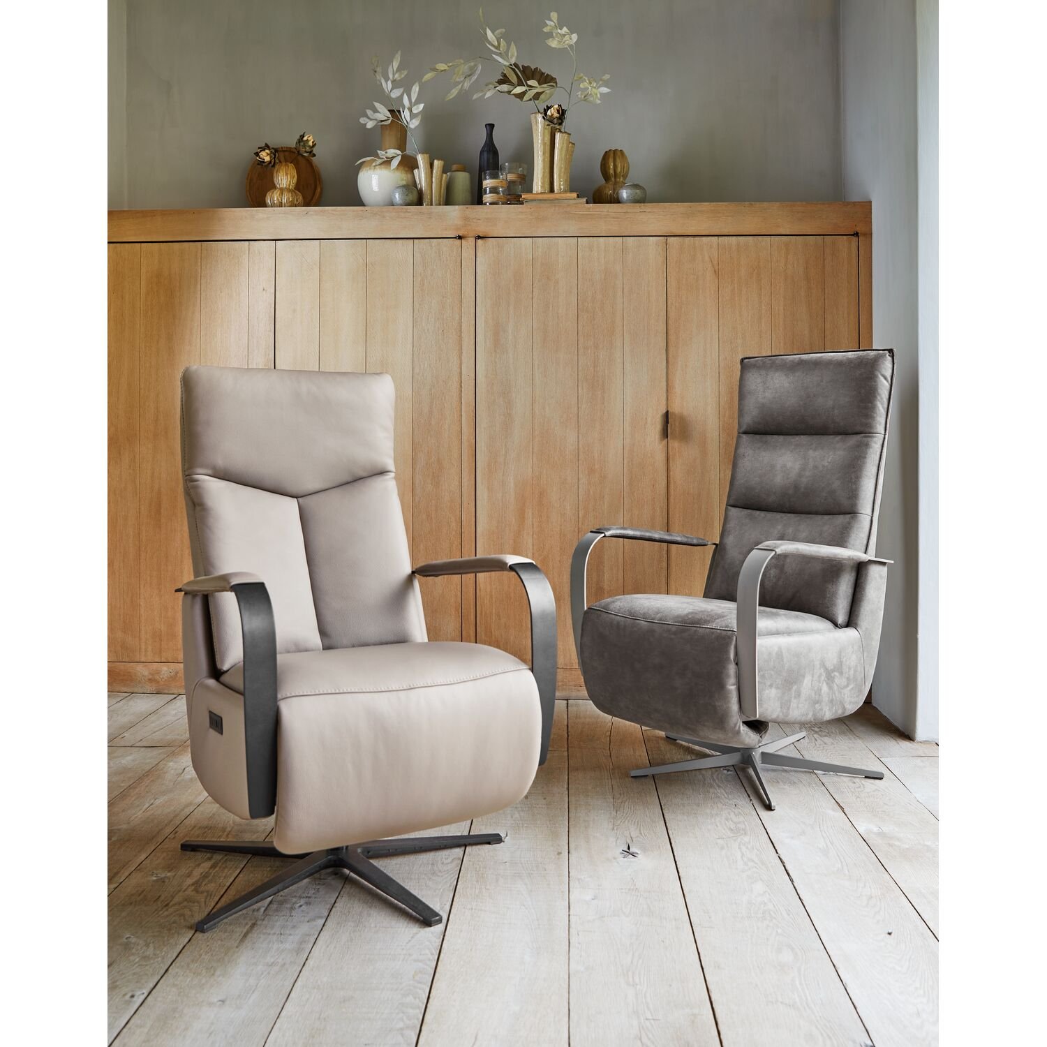 Relaxfauteuil Seduto elektrische functie in bull graphite