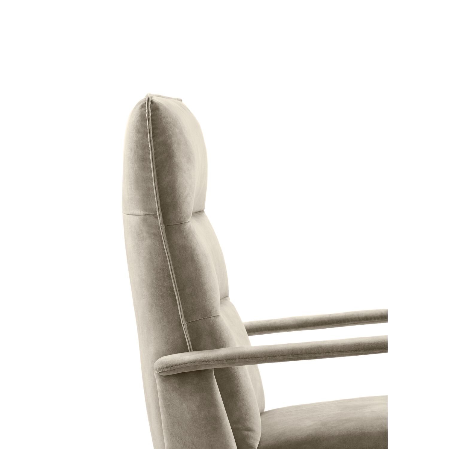 Relaxfauteuil Seduto elektrisch verstelbare sta op functie in clay