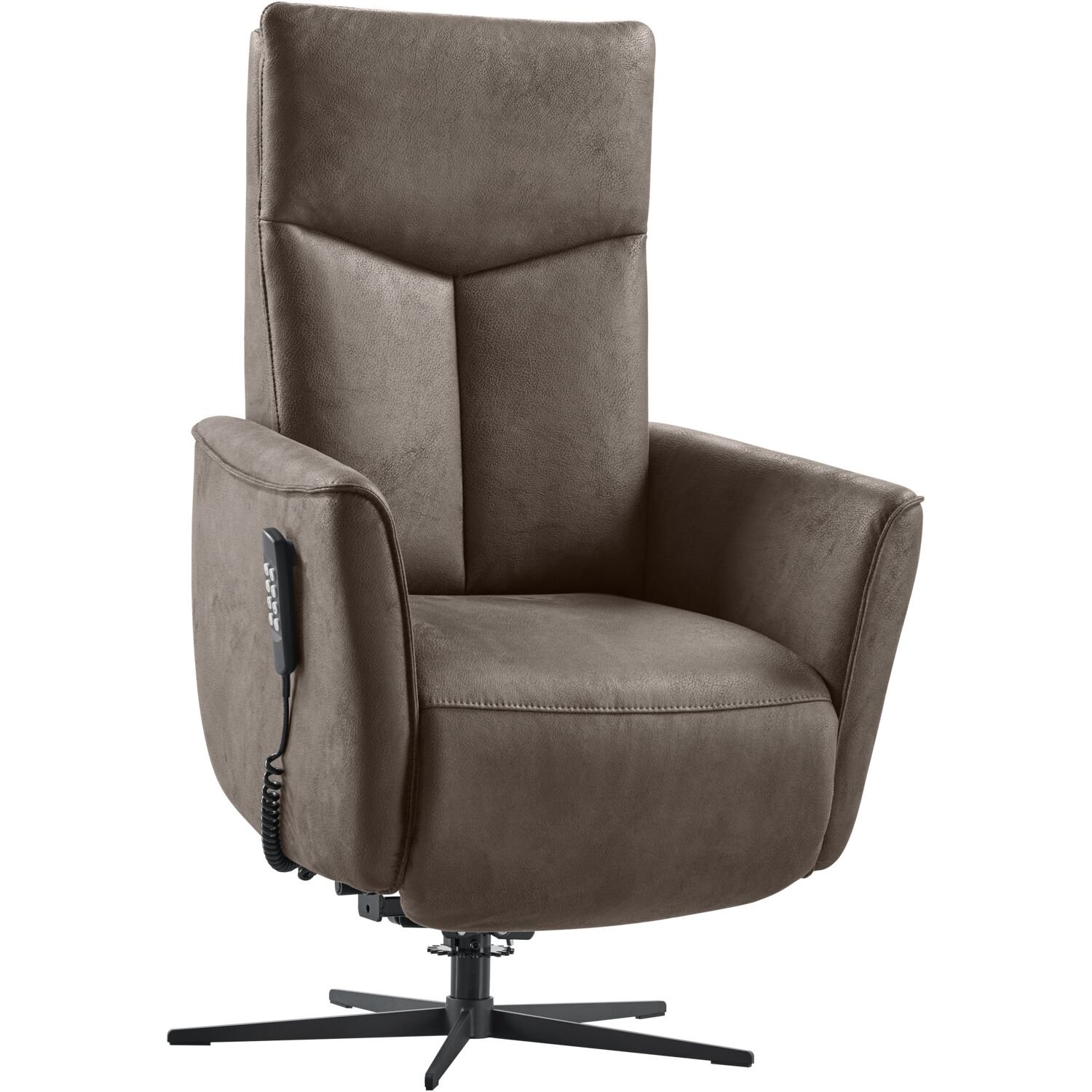 Relaxfauteuil Seduto elektrische sta op functie in espresso