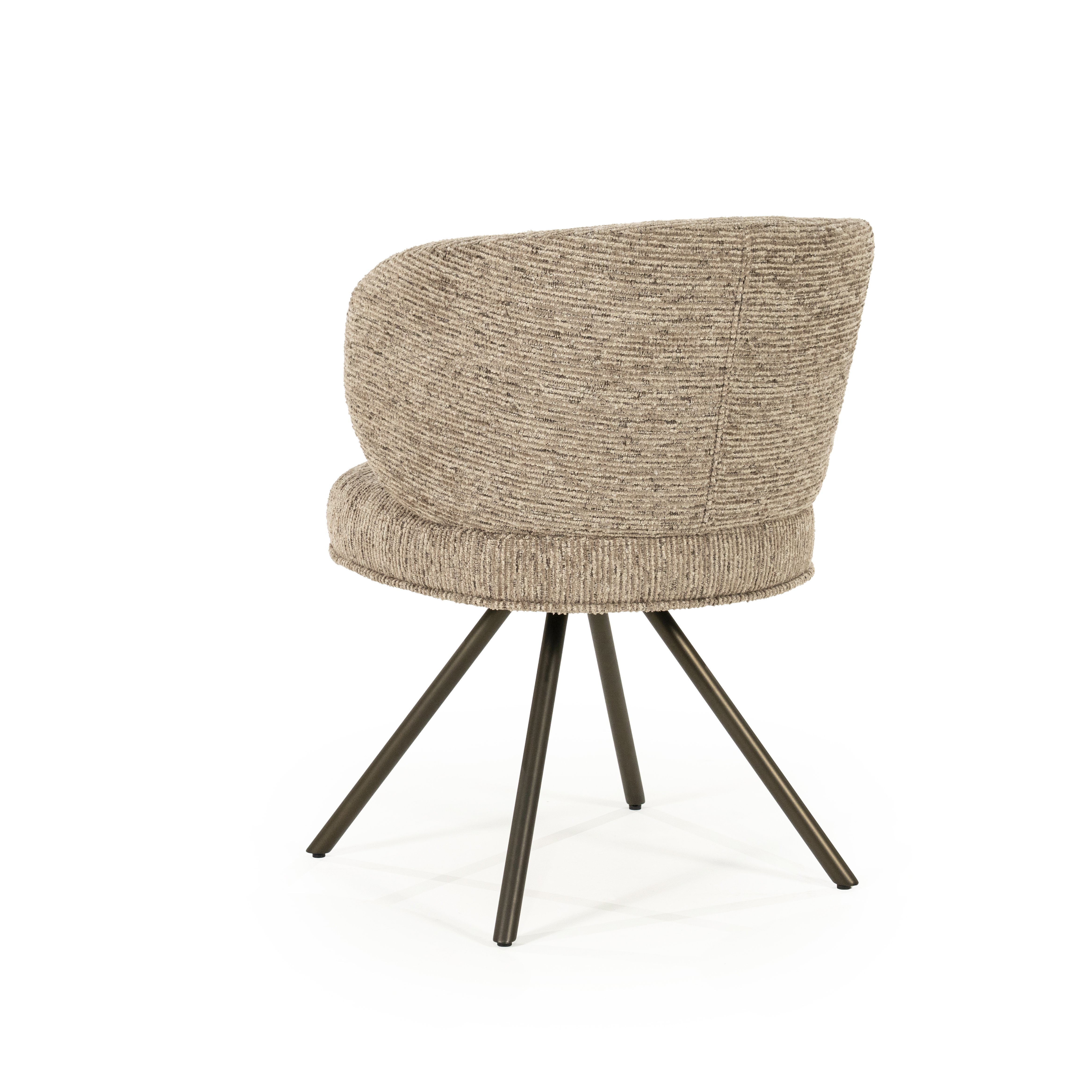 Eetstoel Japser in bruin