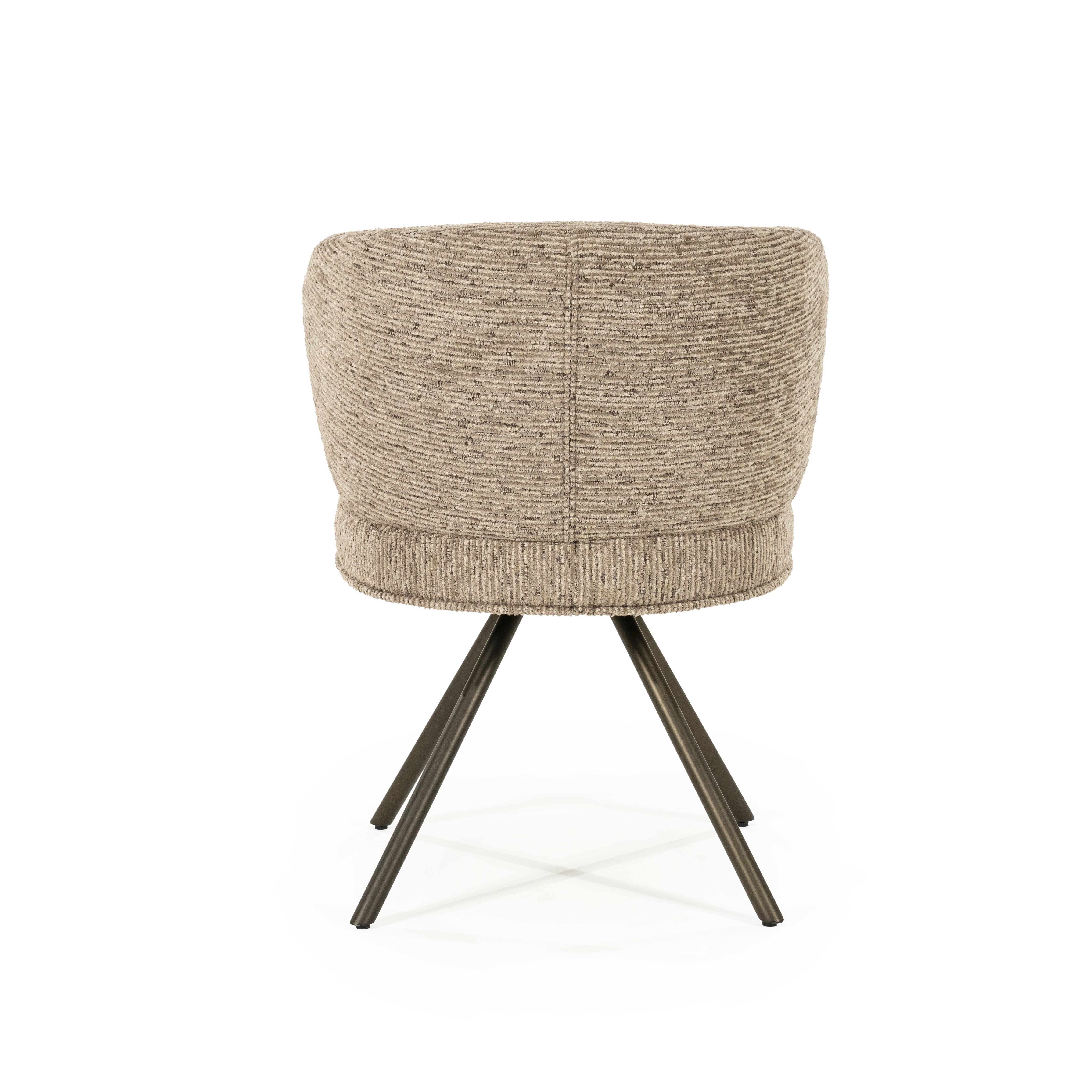 Eetstoel Japser in bruin