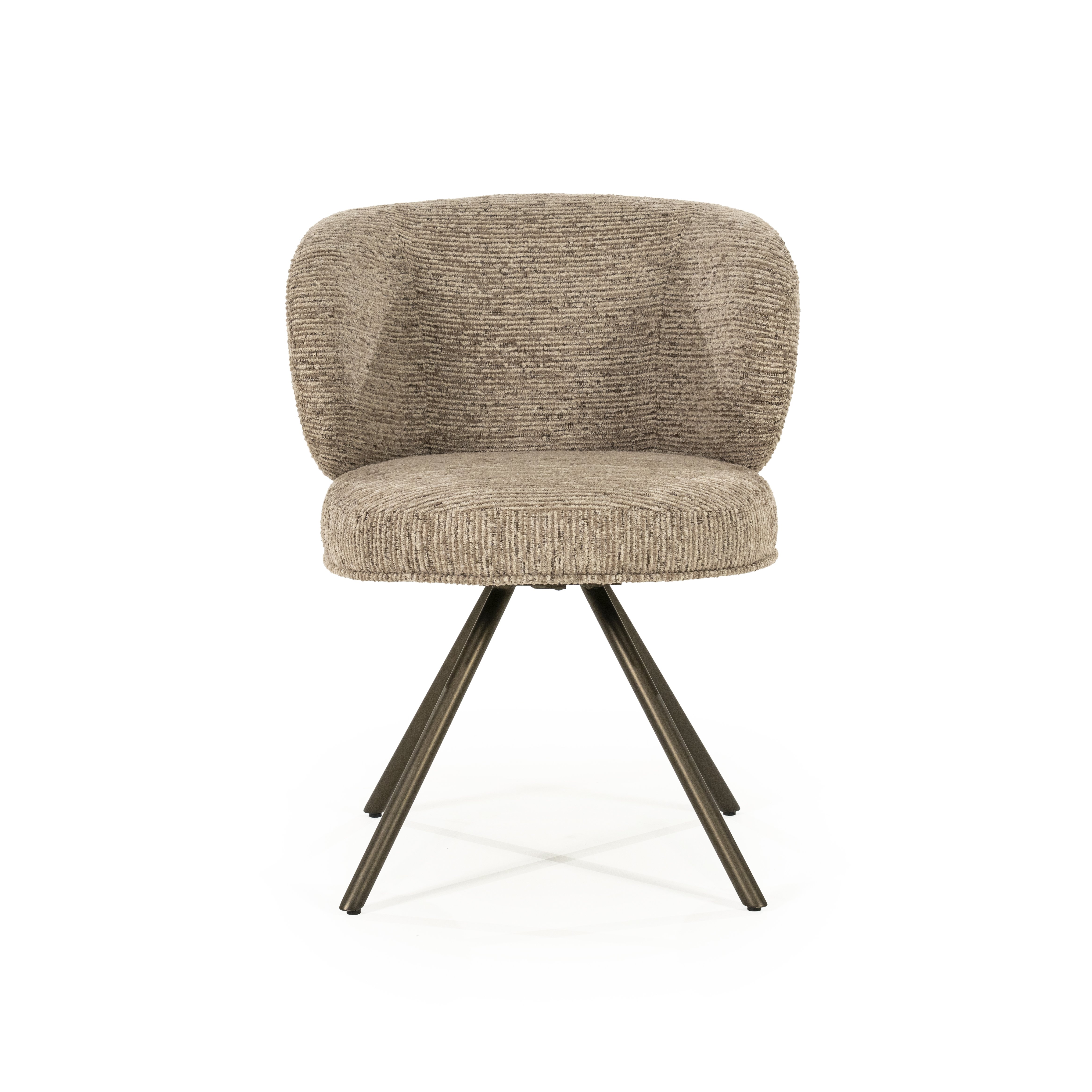 Eetstoel Japser in bruin