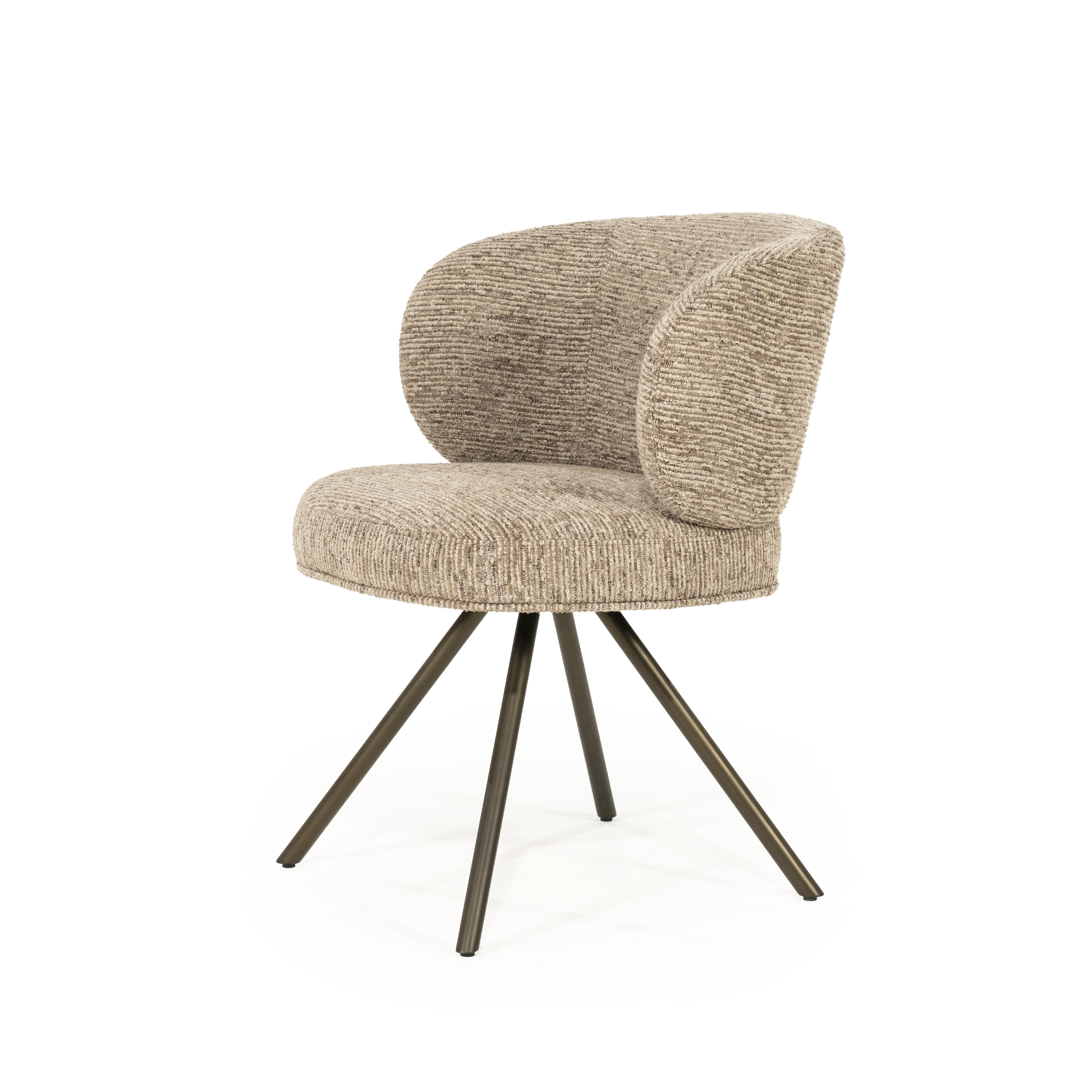 Eetstoel Jasper in taupe