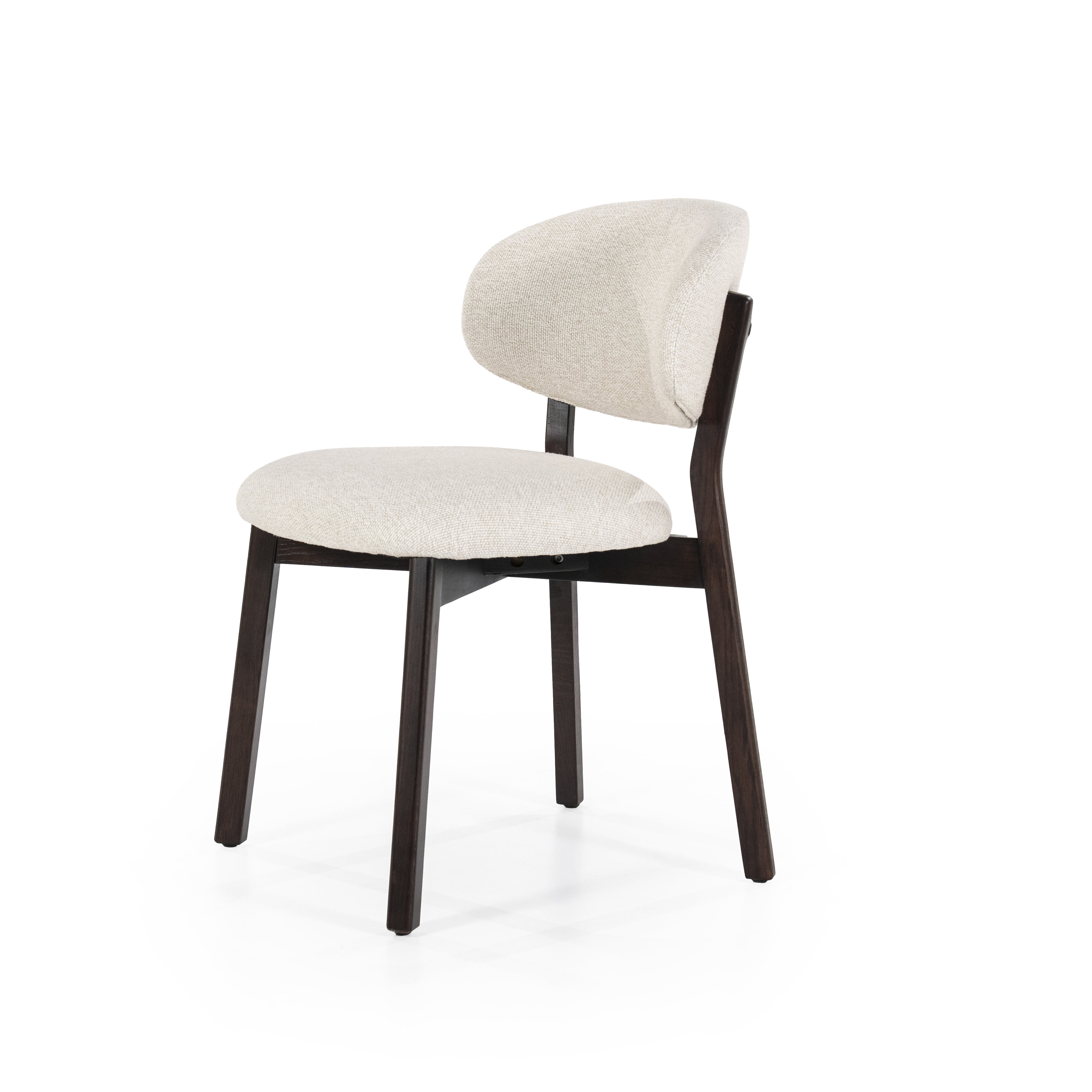 Eetstoel Mikail bruin beige moon