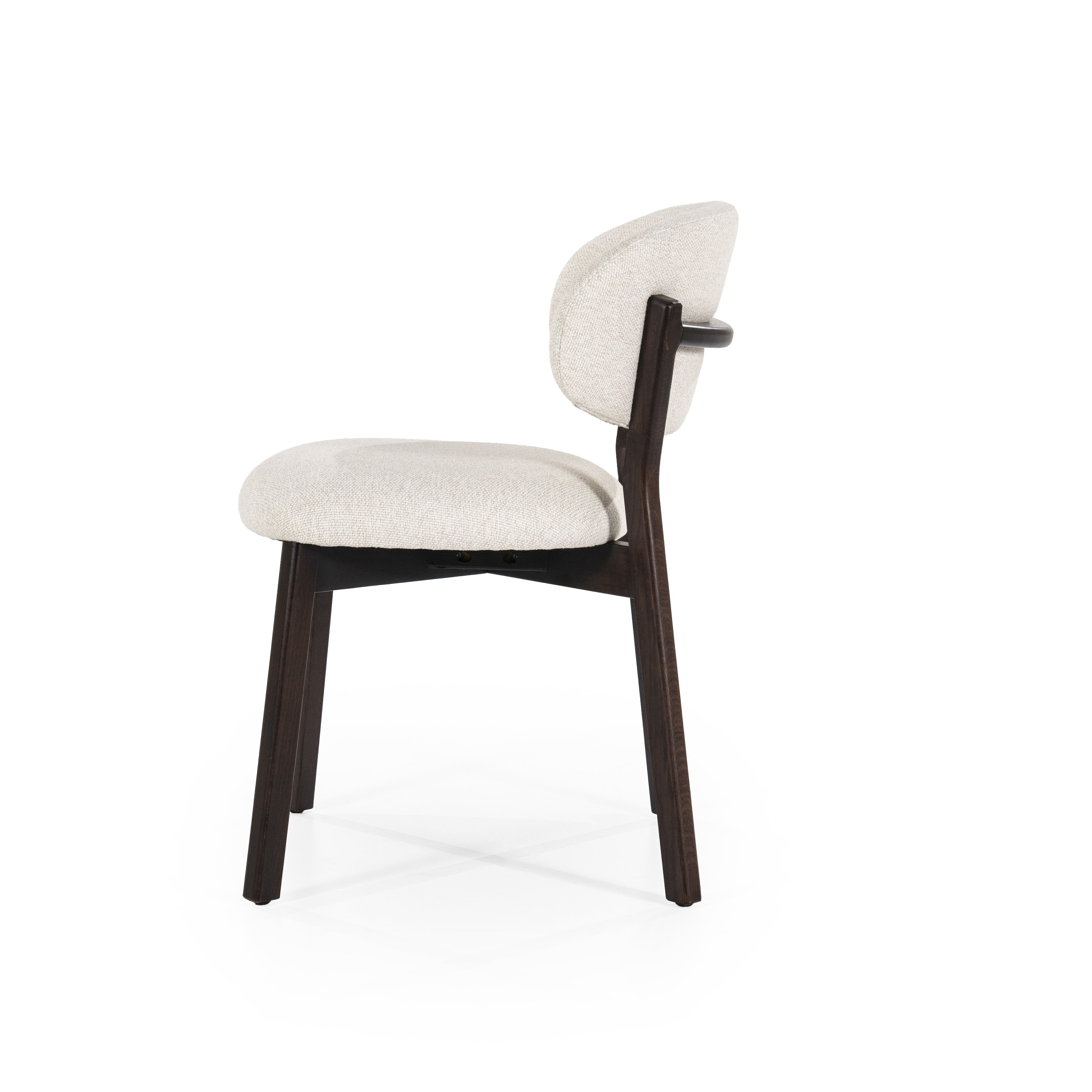 Eetstoel Mikail bruin beige moon