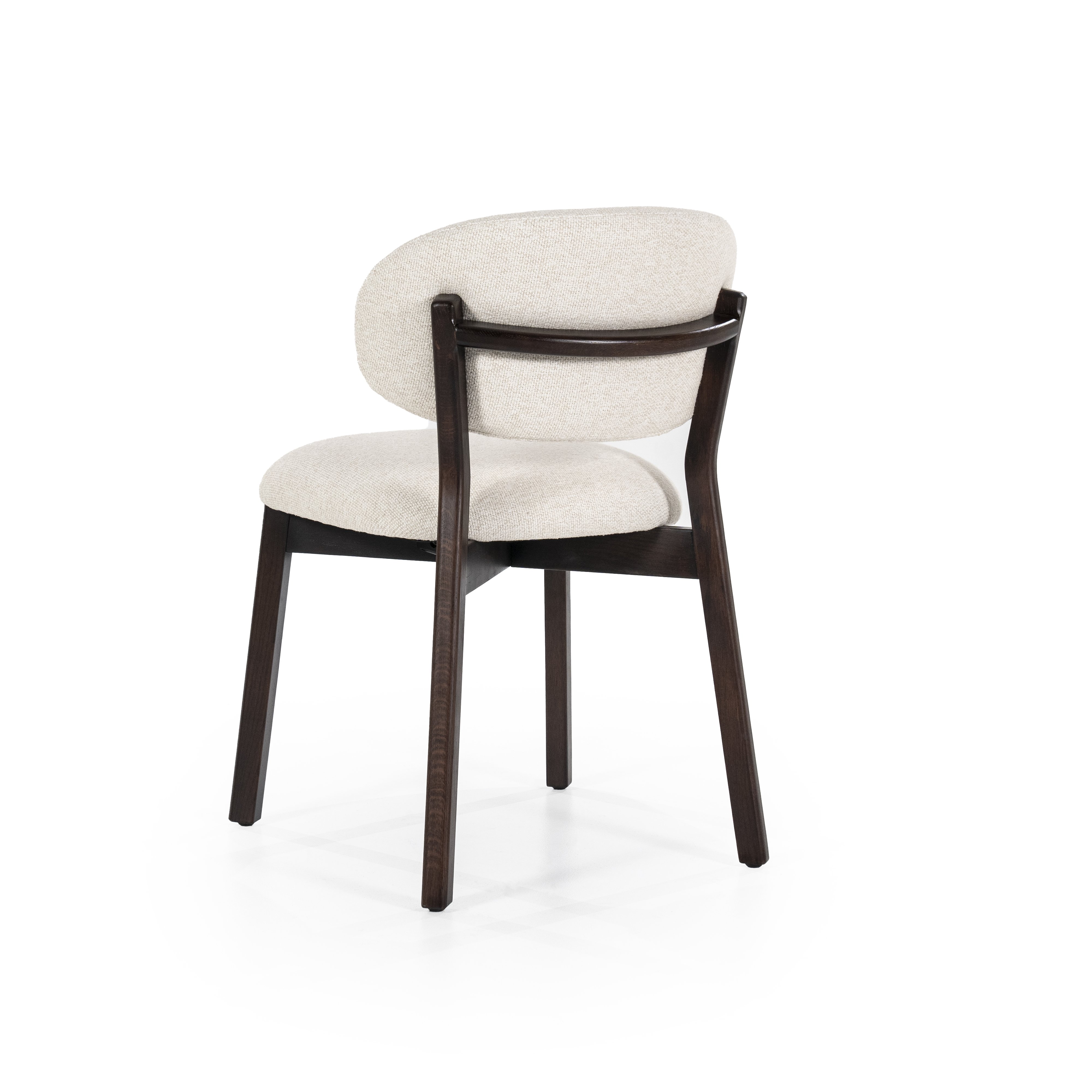 Eetstoel Mikail bruin beige moon