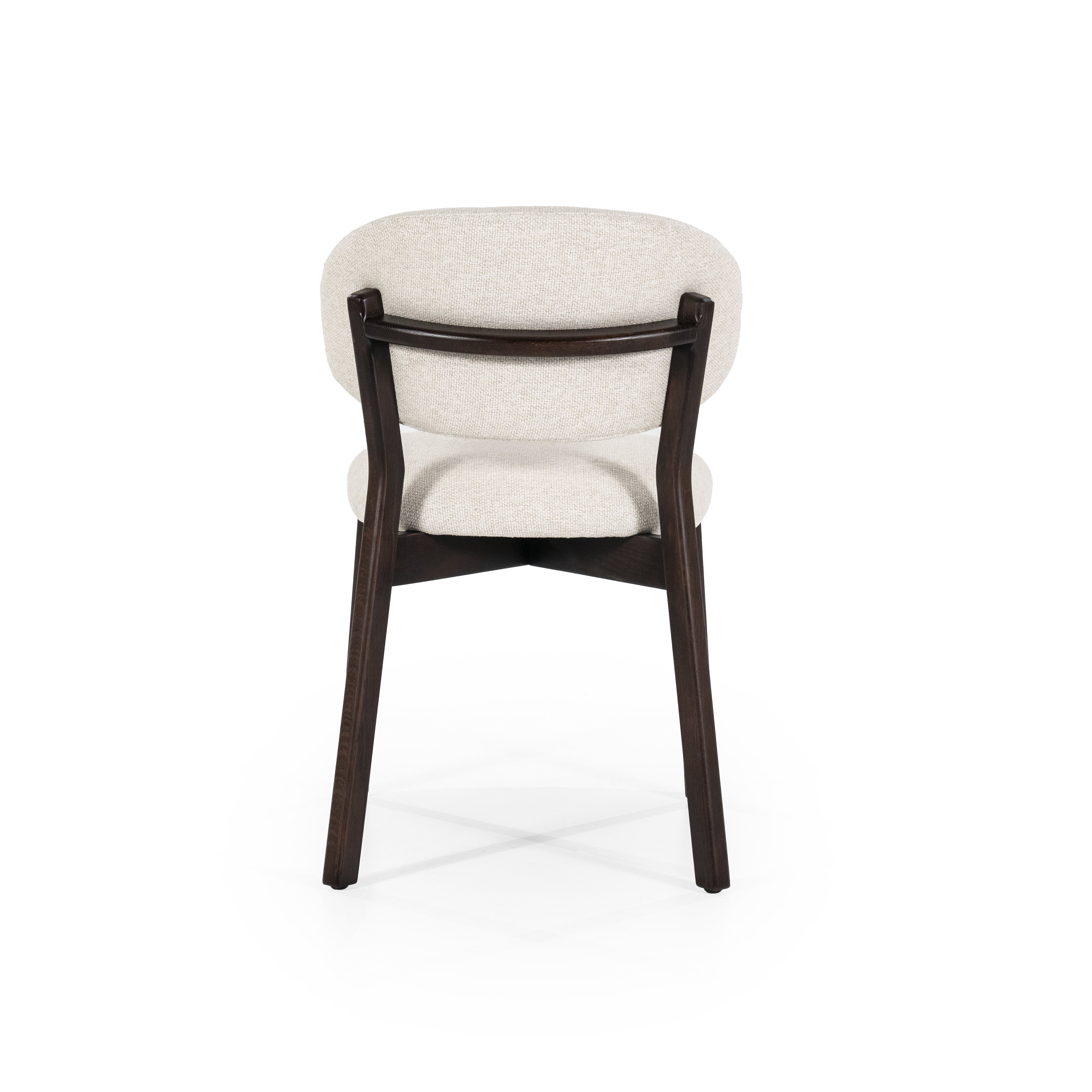 Eetstoel Mikail bruin beige moon