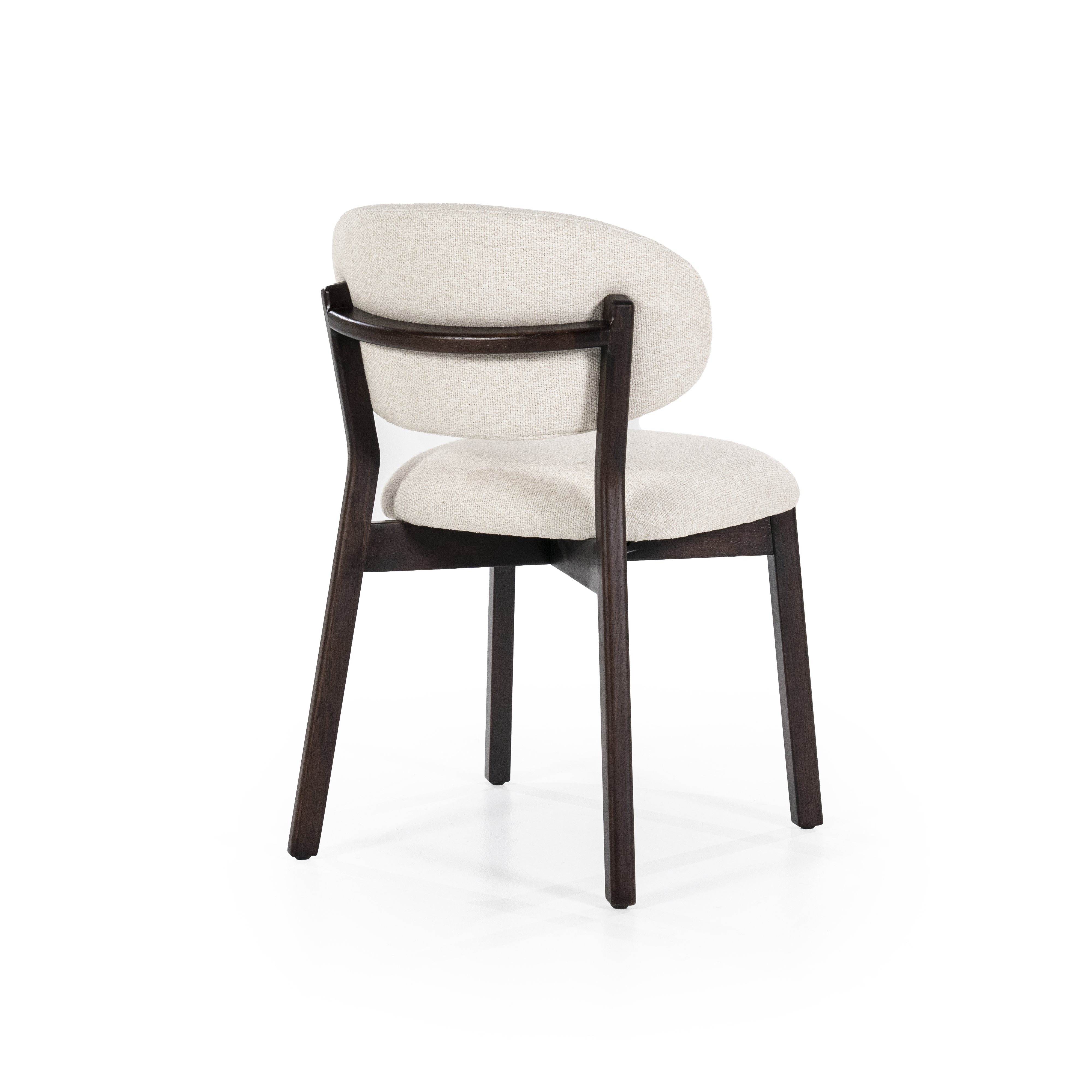 Eetstoel Mikail bruin beige moon