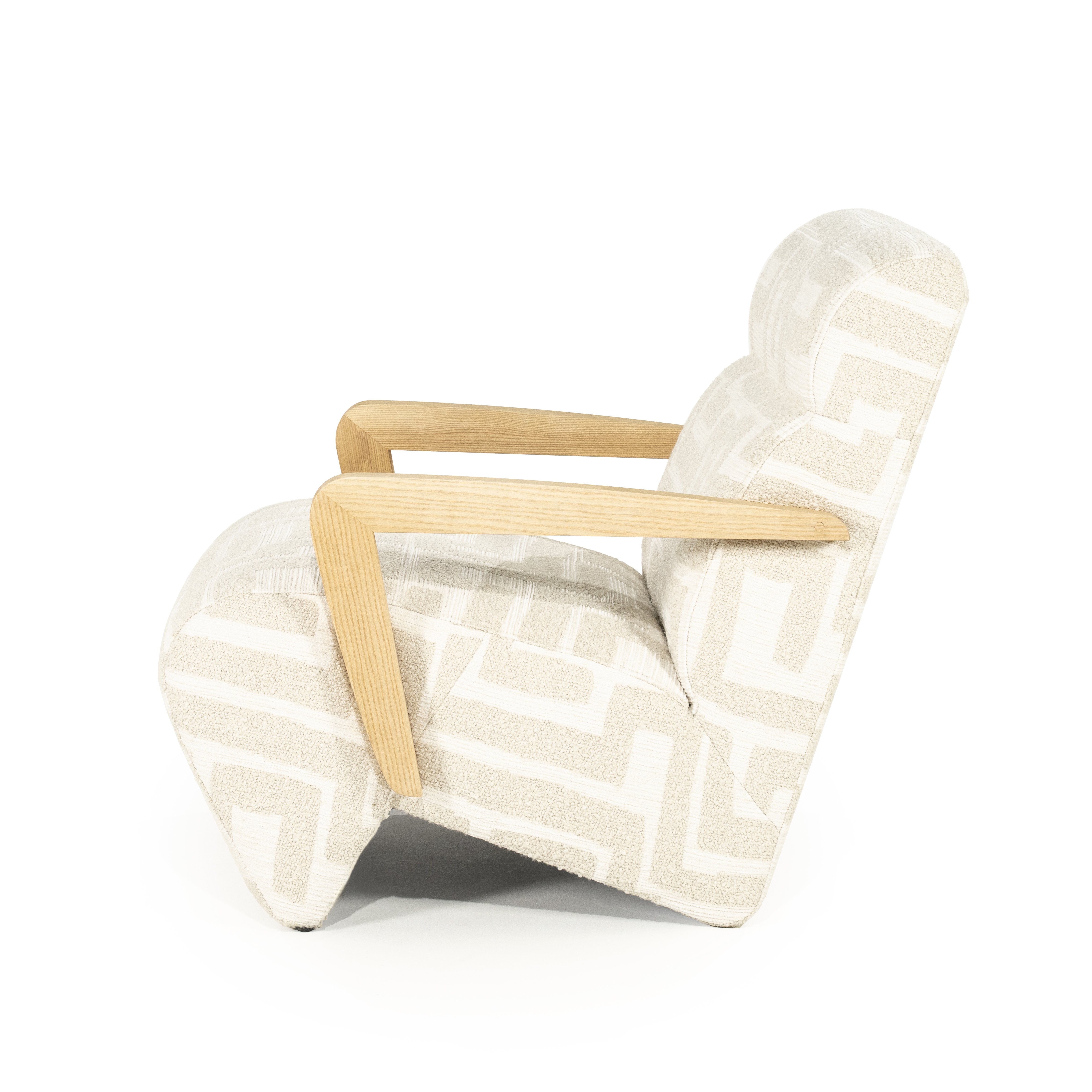 Fauteuil Ollie in libre beige
