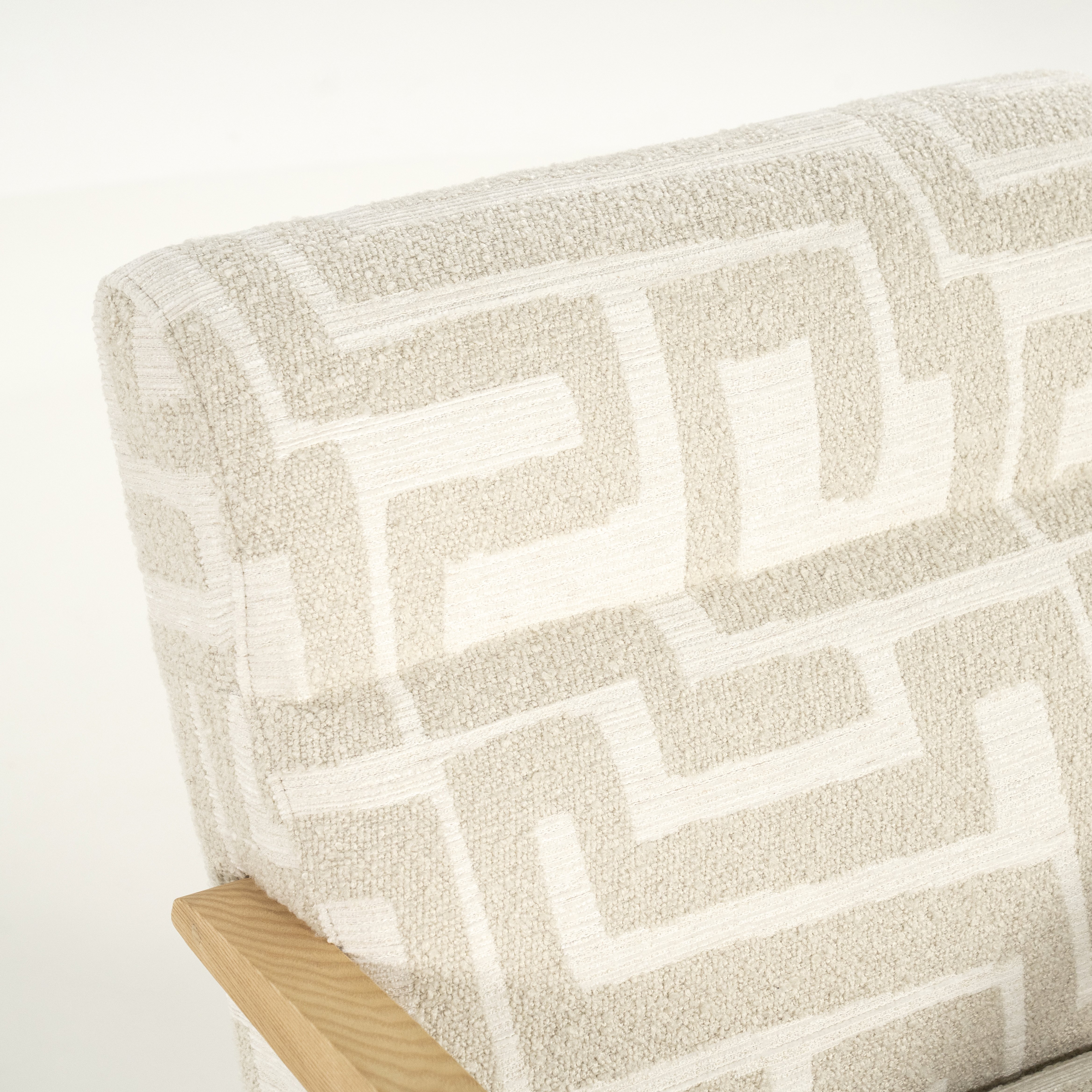 Fauteuil Ollie in libre beige