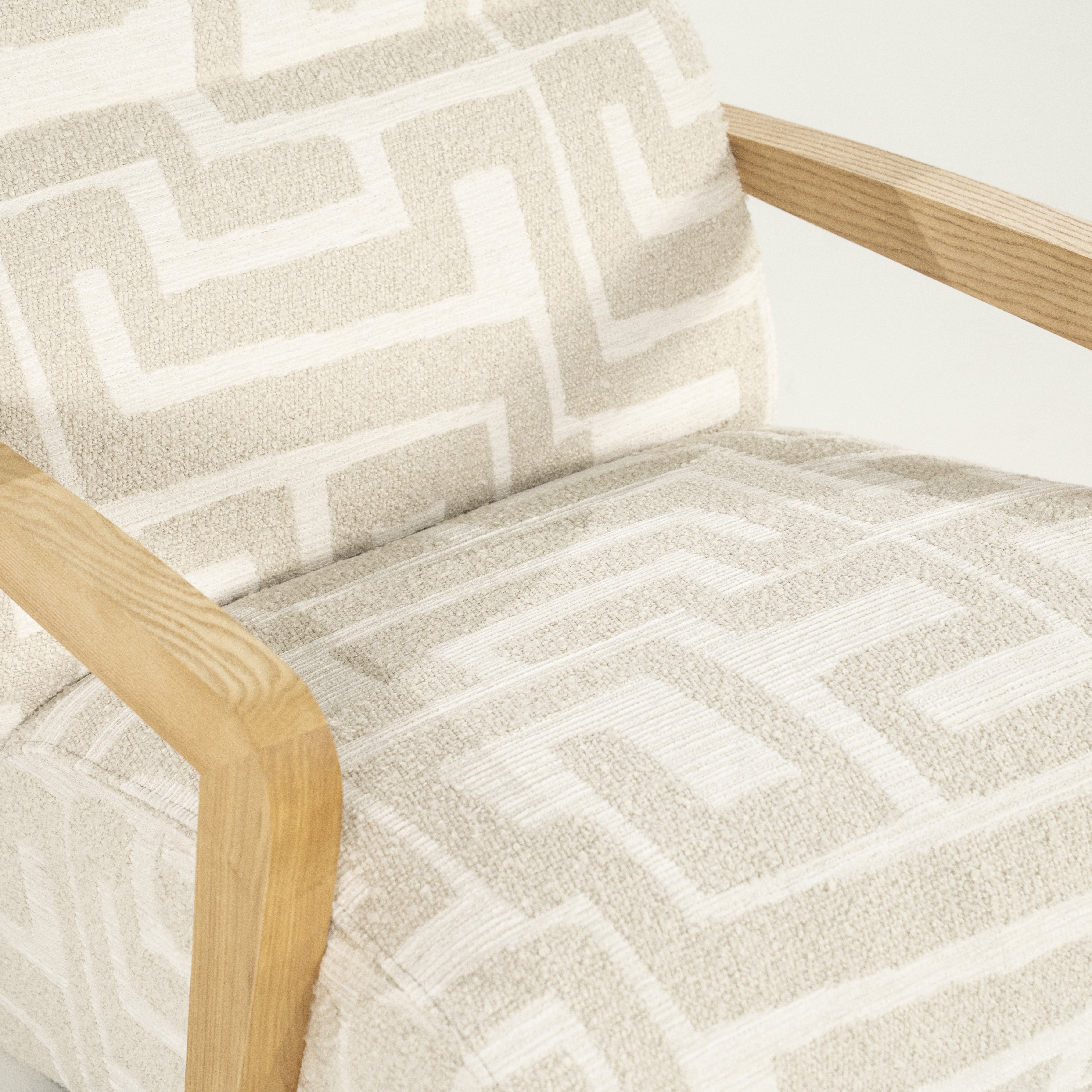 Fauteuil Ollie in libre beige