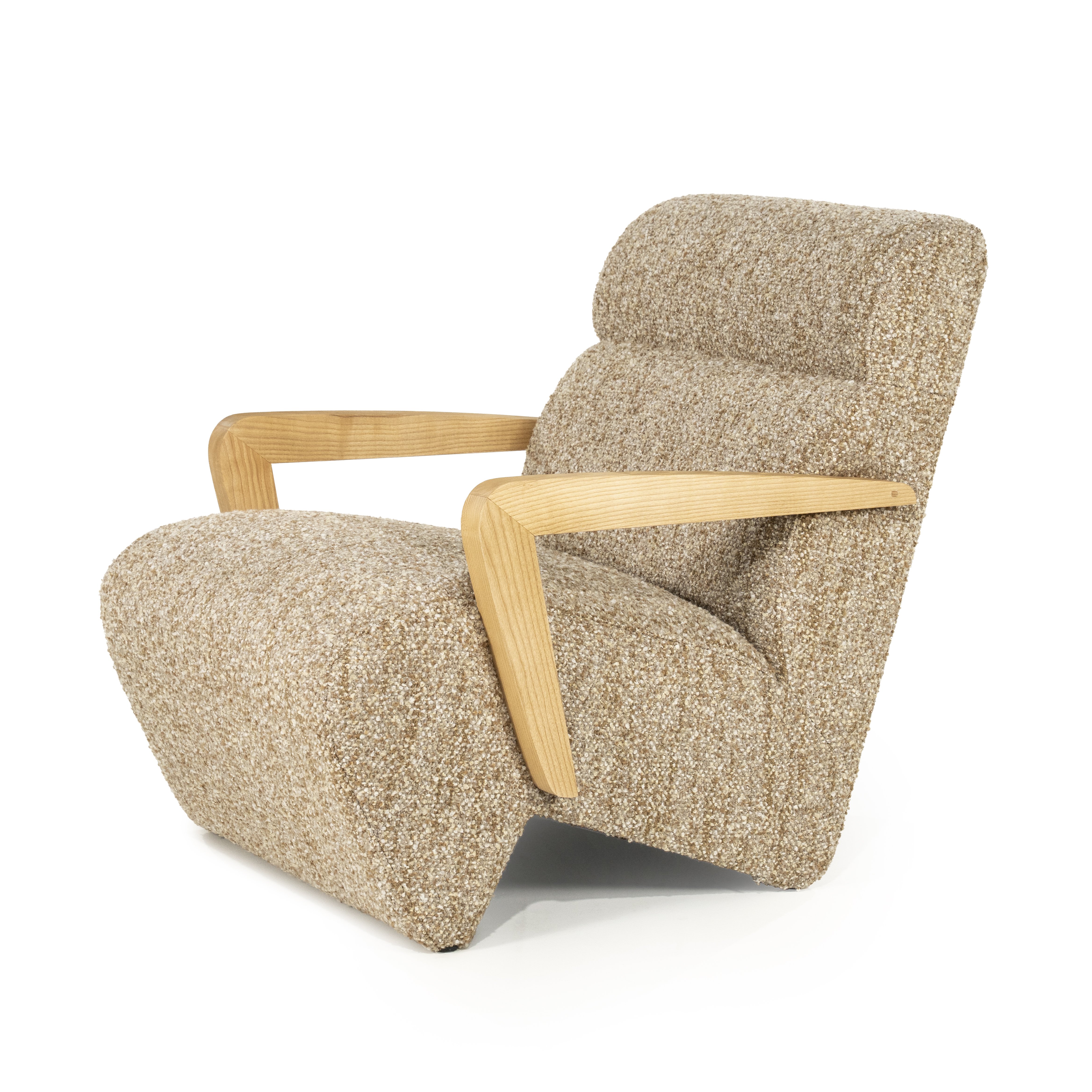 Fauteuil Ollie in bay taupe