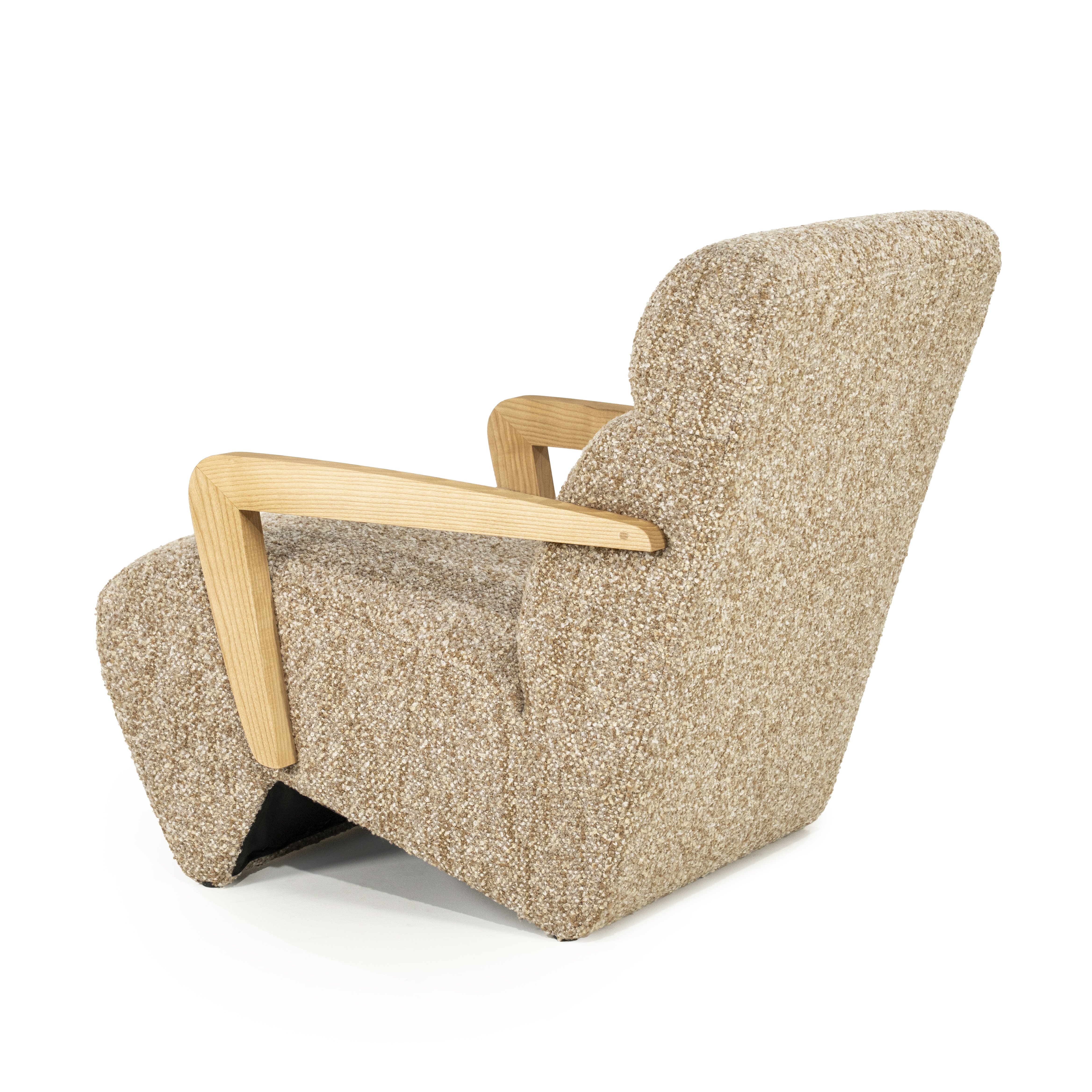 Fauteuil Ollie in bay taupe