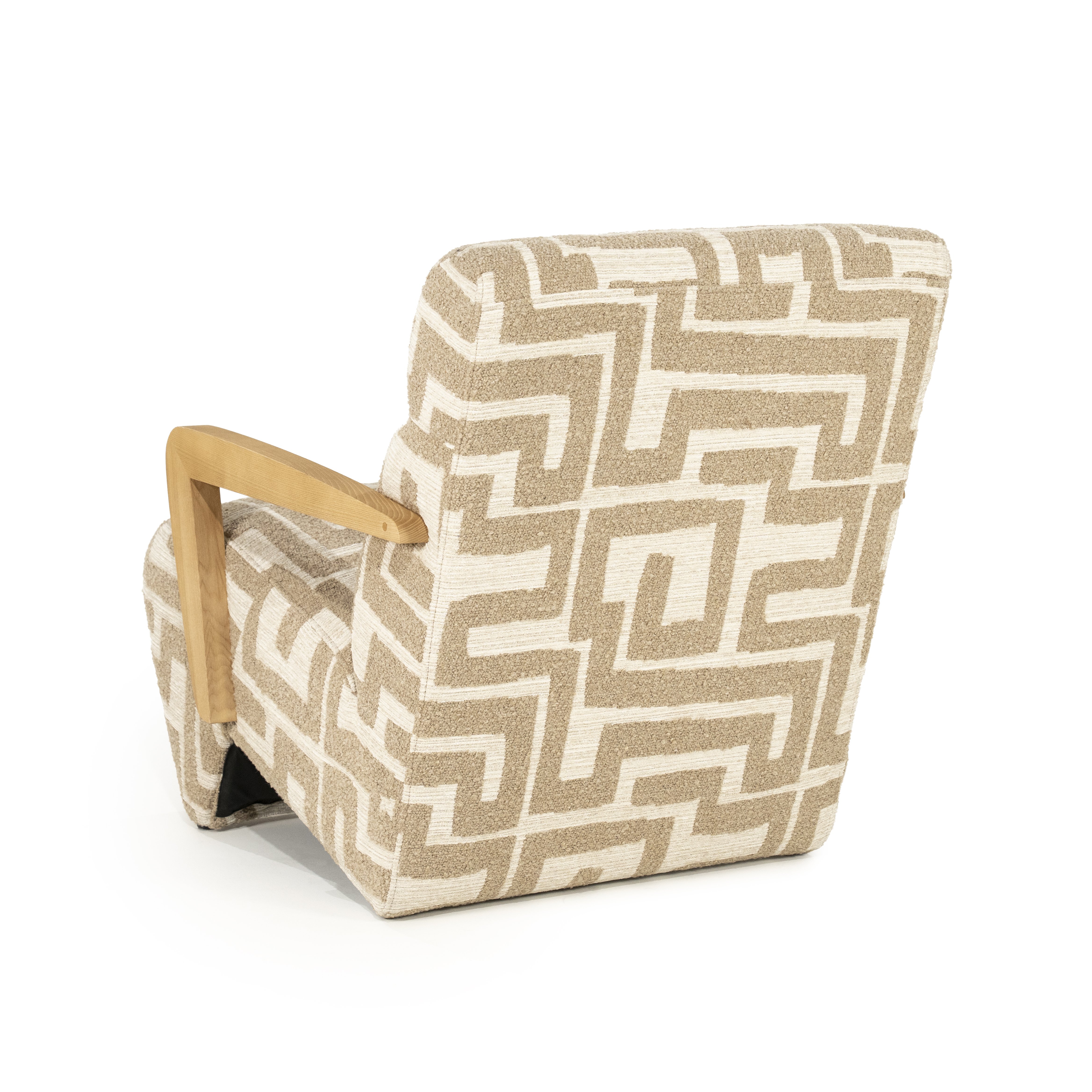 Fauteuil Ollie in libre taupe