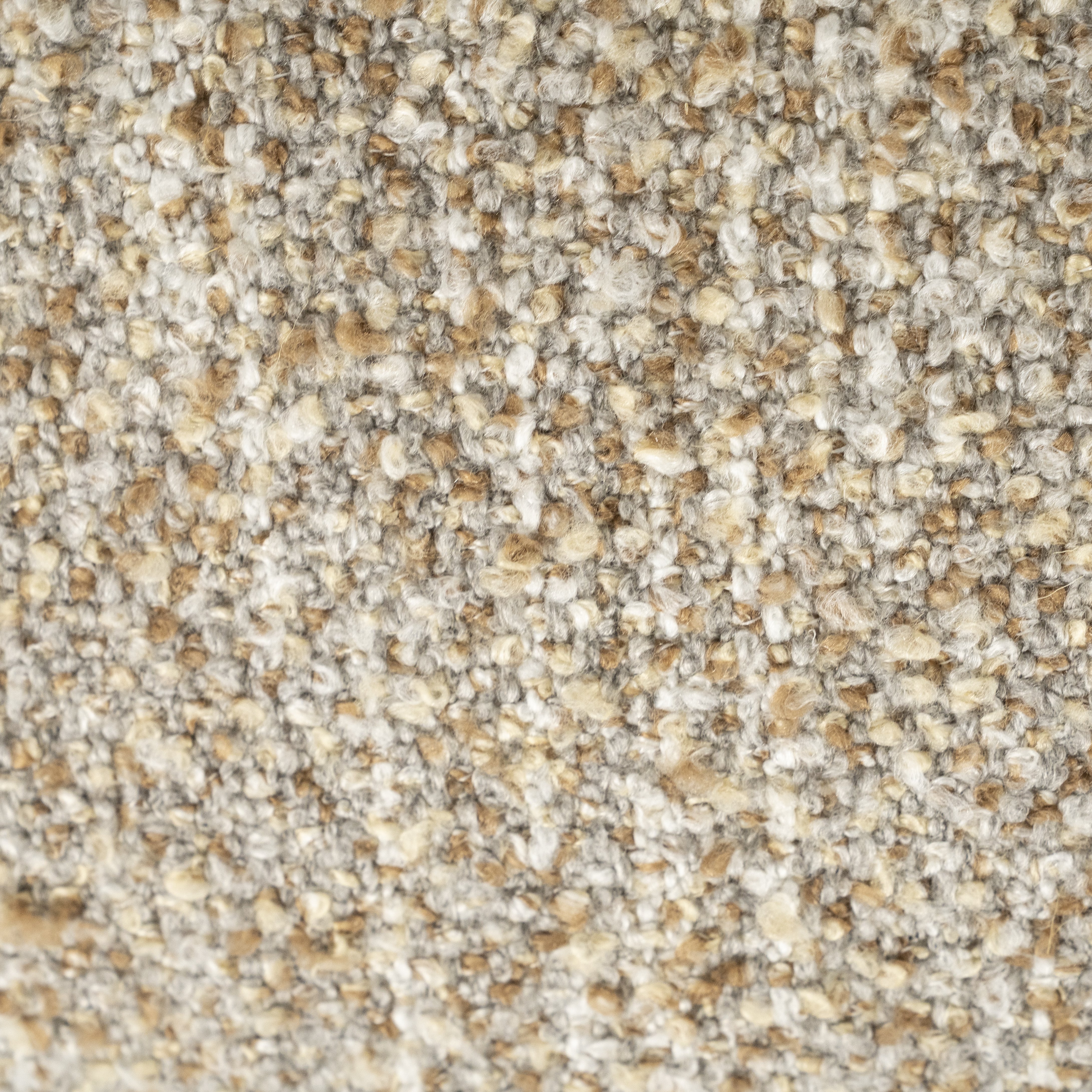 Fauteuil Reid in beige met bruin hout