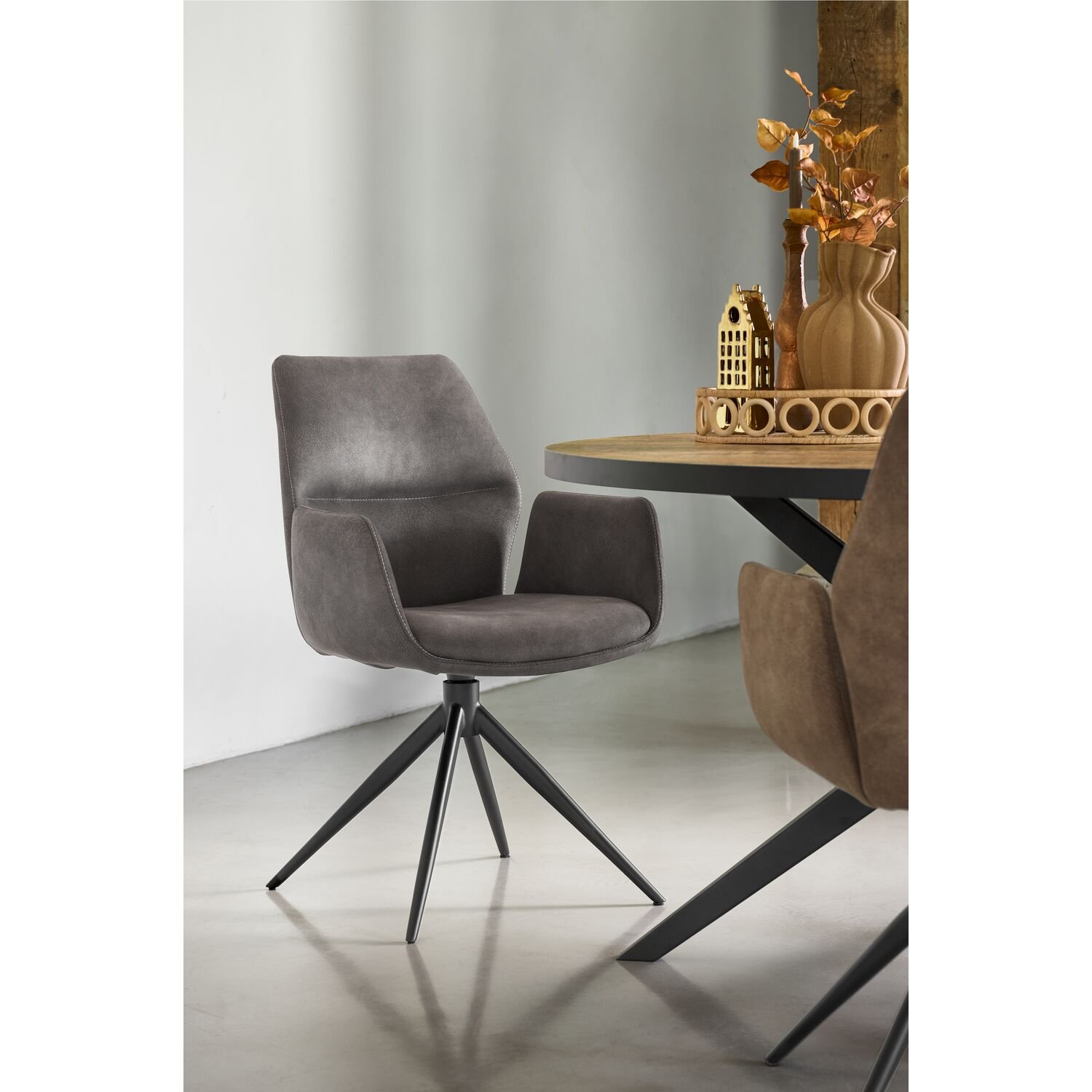 Armstoel Faido Zorro antraciet