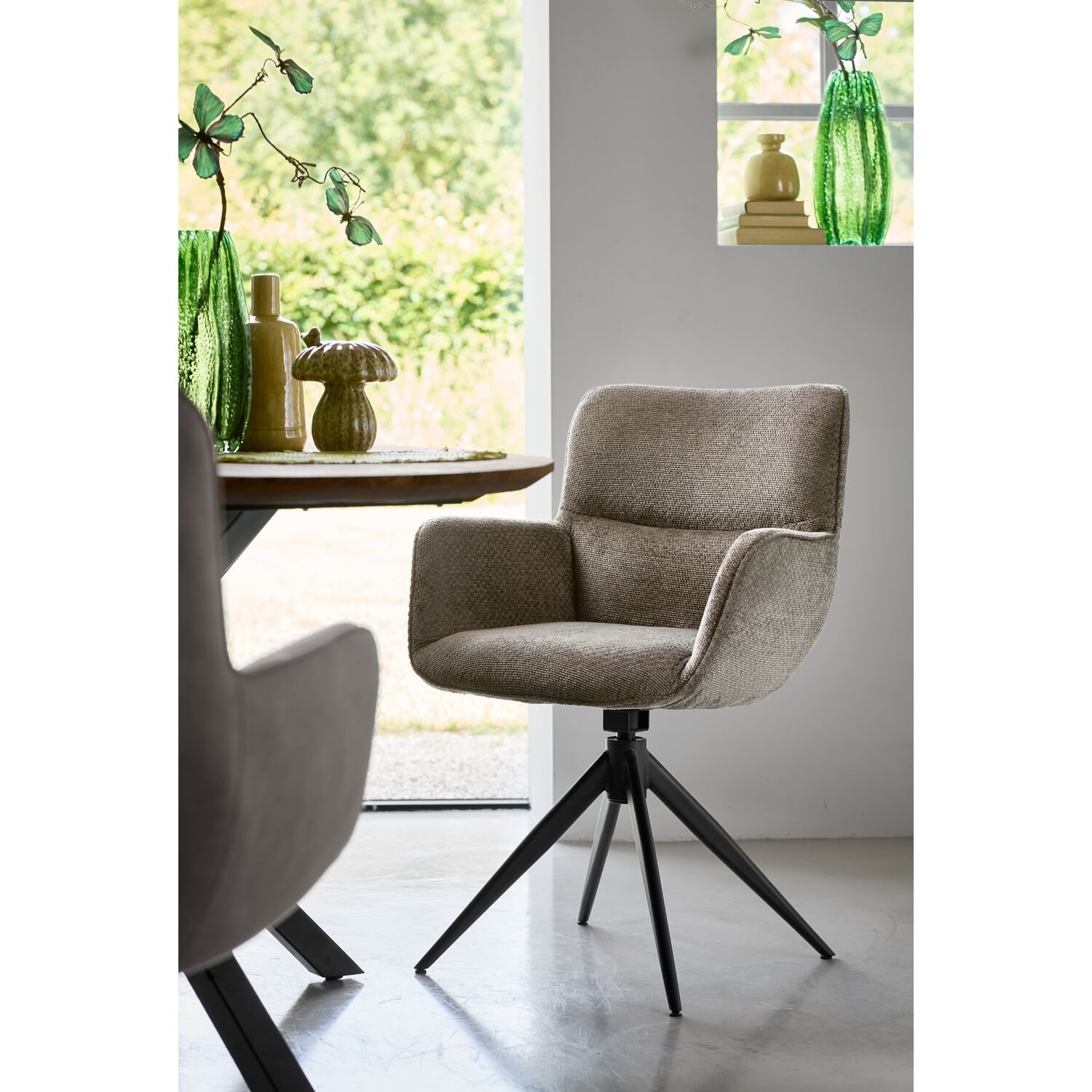 Armstoel Lasanto taupe