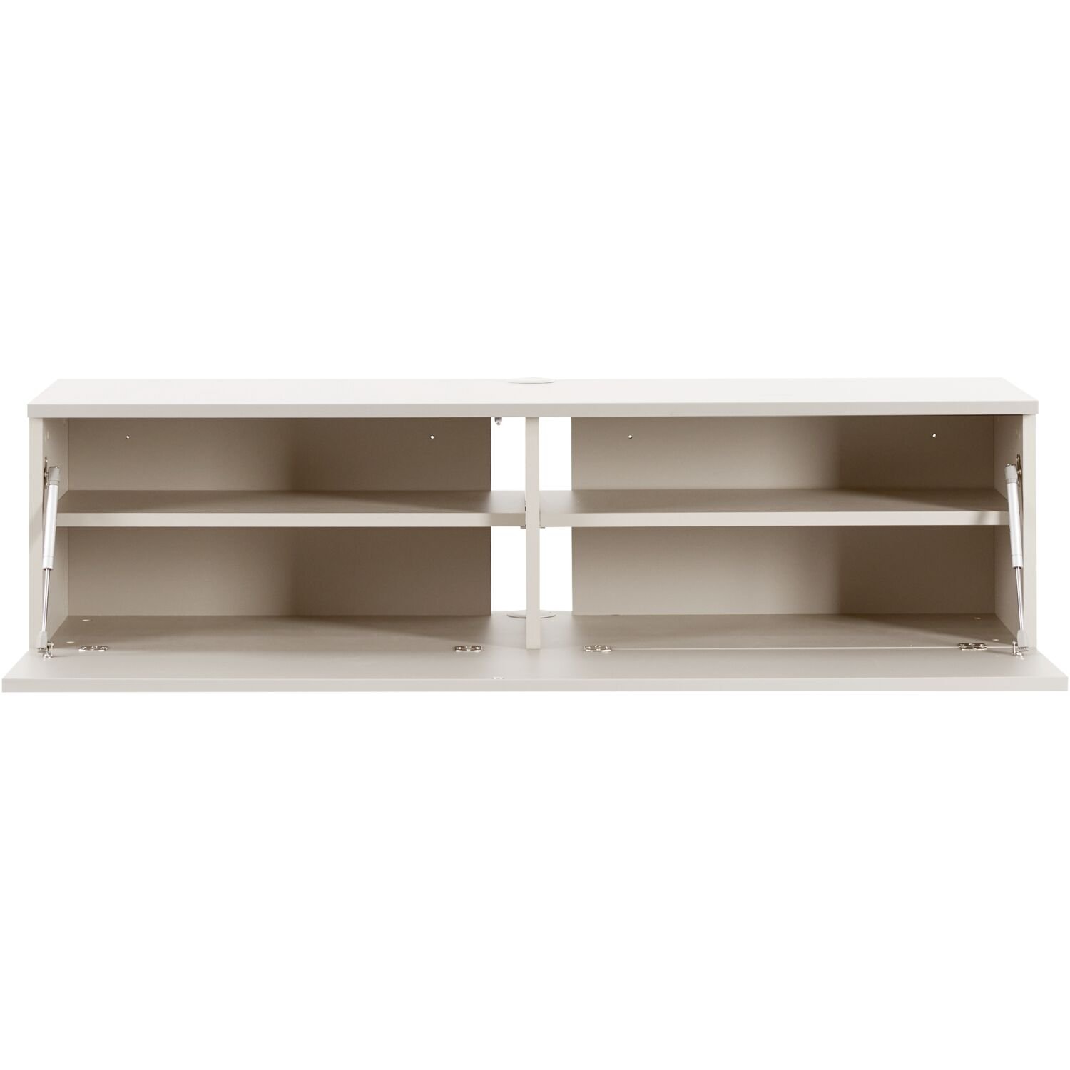 TV-meubel Simeto 1 klep in zandgrijs