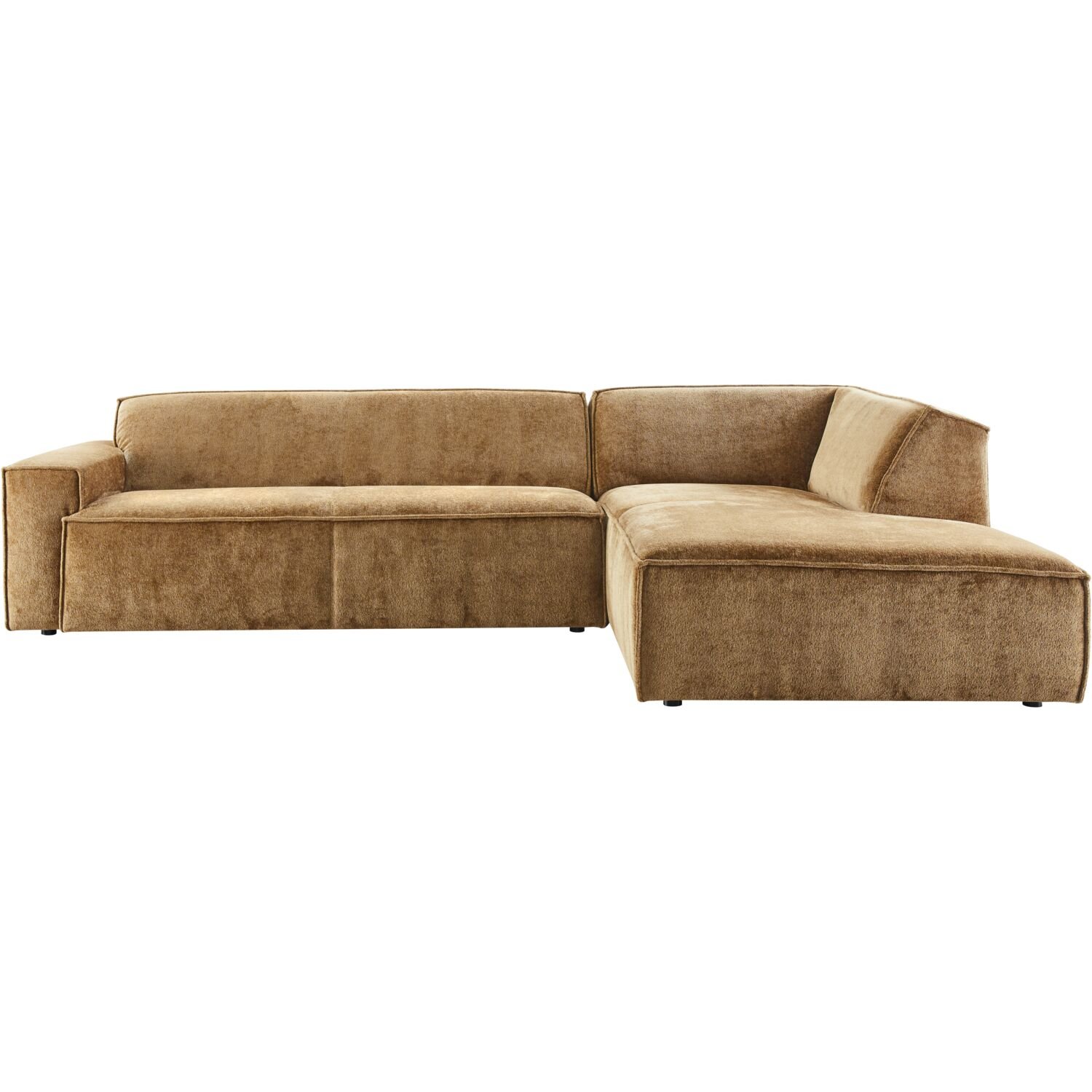 Hoekbank Baricci koudschuim met traaschuim in brandy