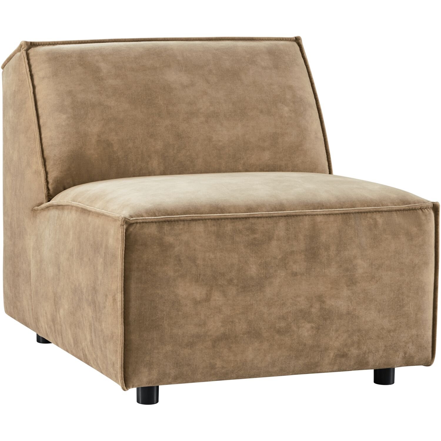 Tussenelement 1 zits Baricci polyether met koudschuim in latte