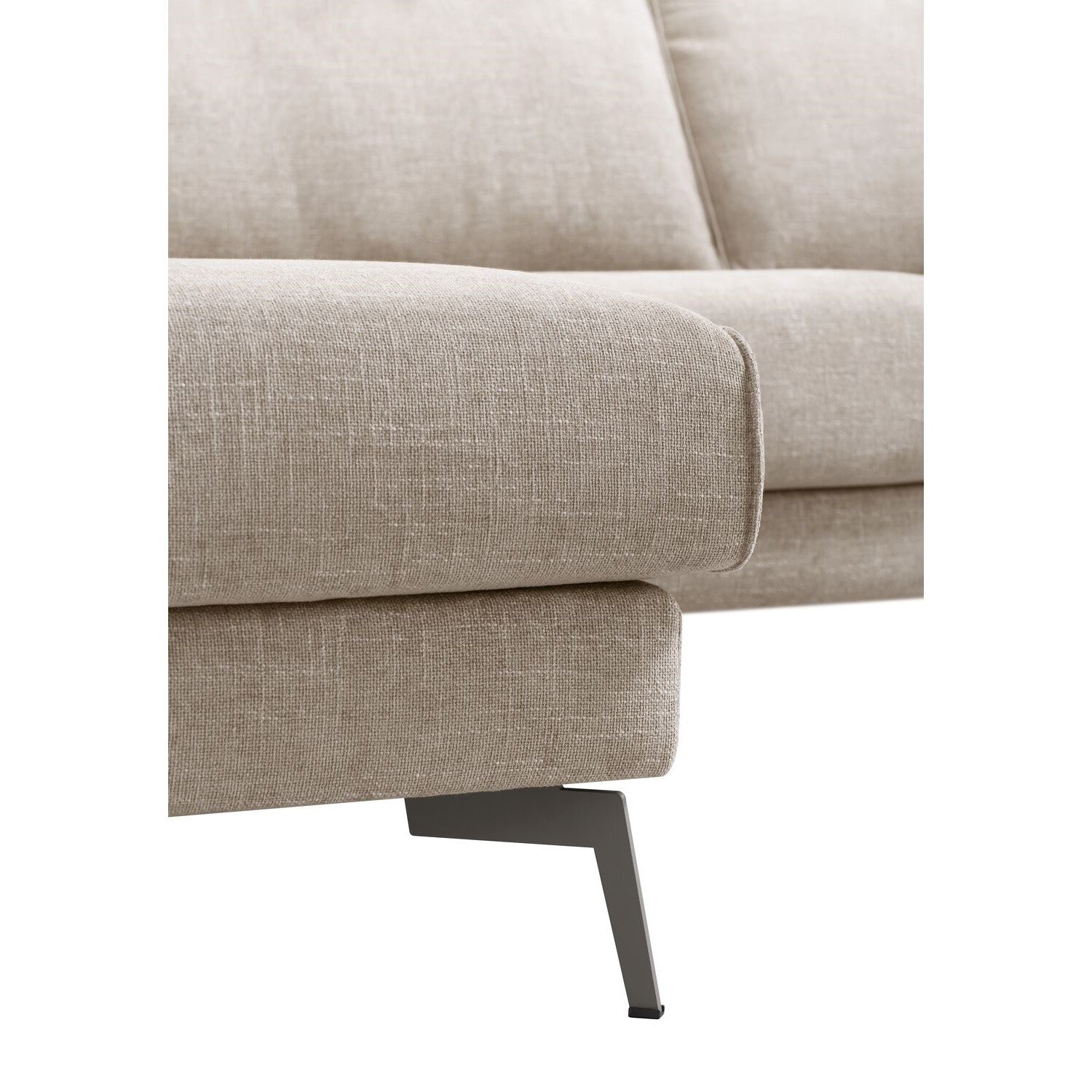 Hoekbank Linoza elektrische relaxfunctie koudschuim in naturel