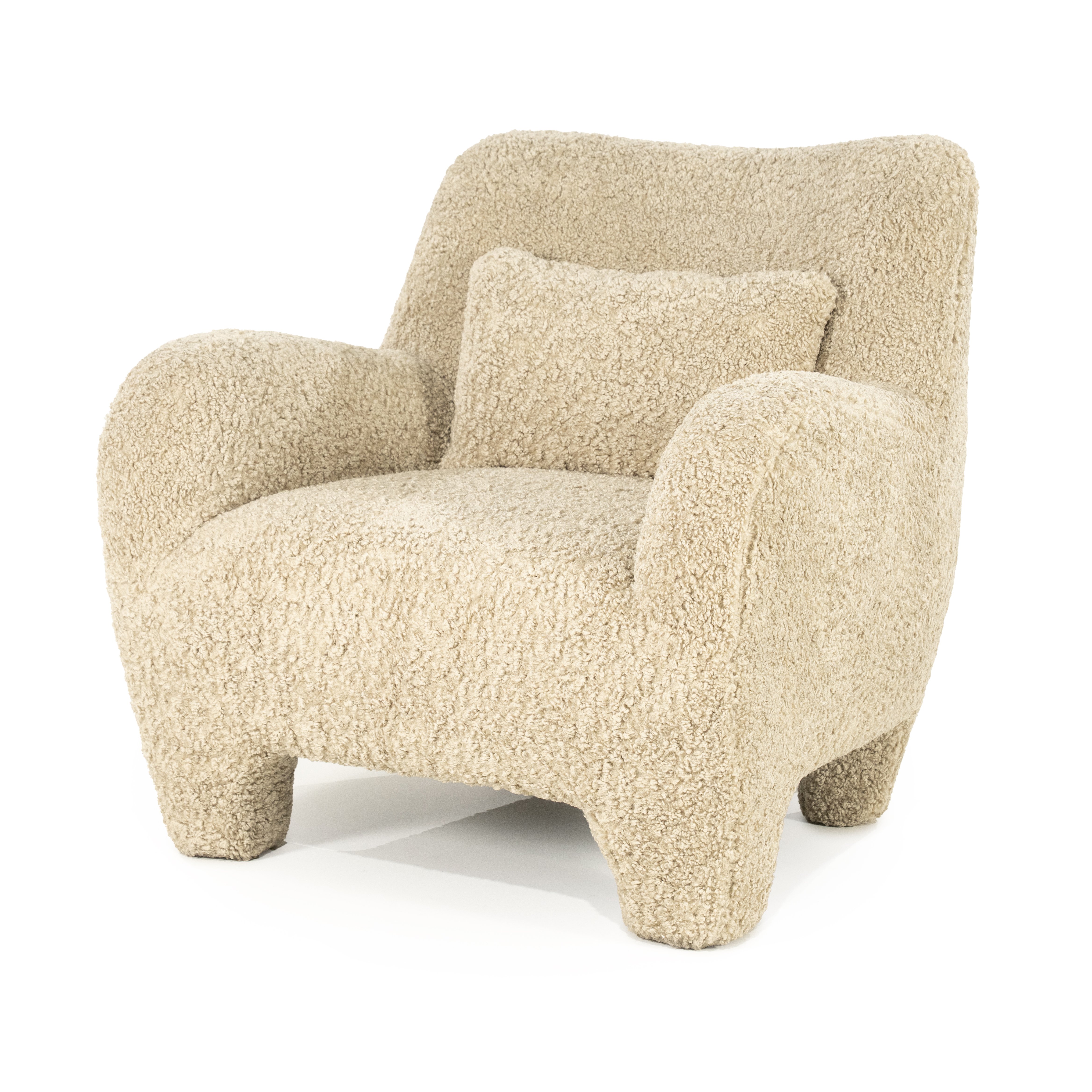 Fauteuil Shawn taupe sheep