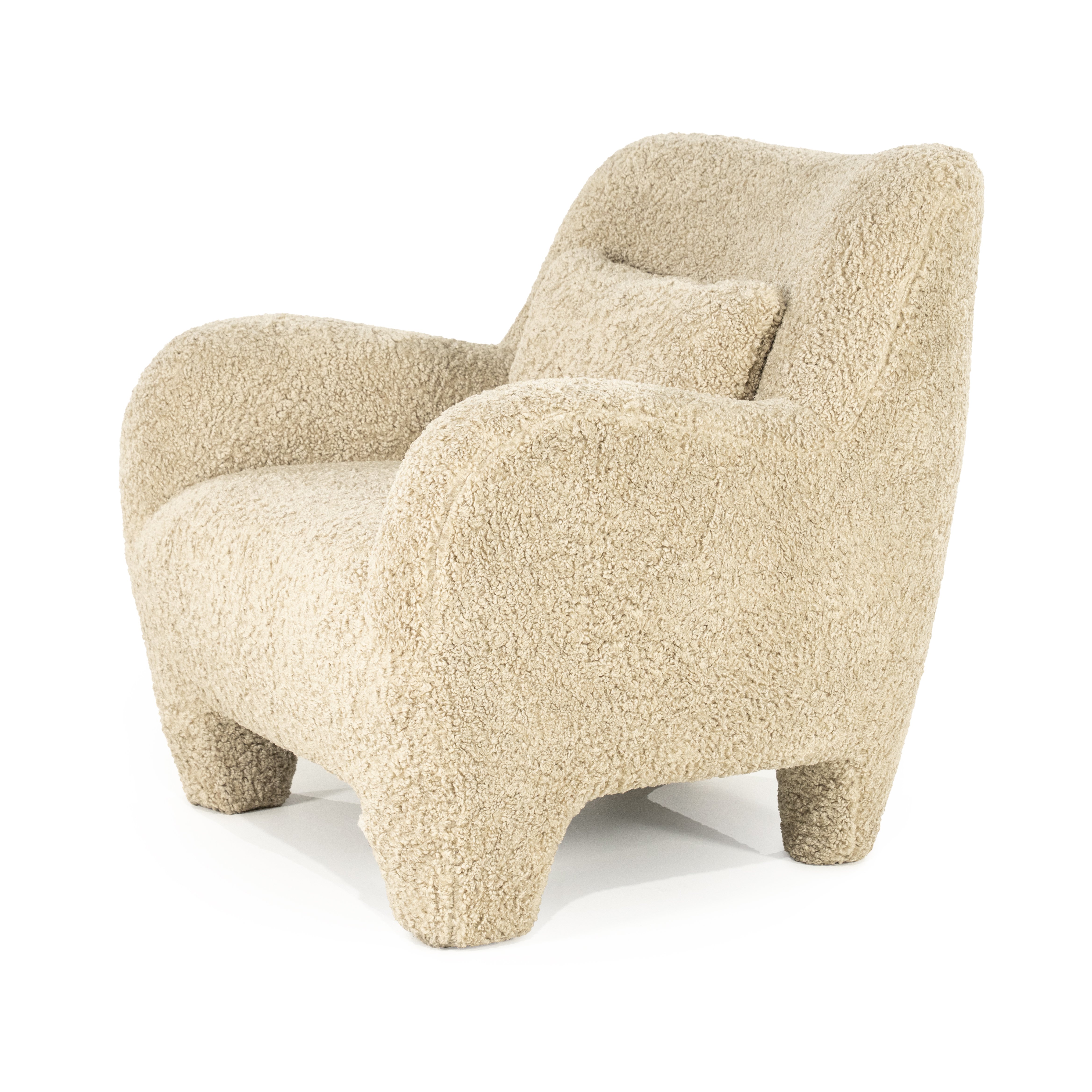 Fauteuil Shawn taupe sheep