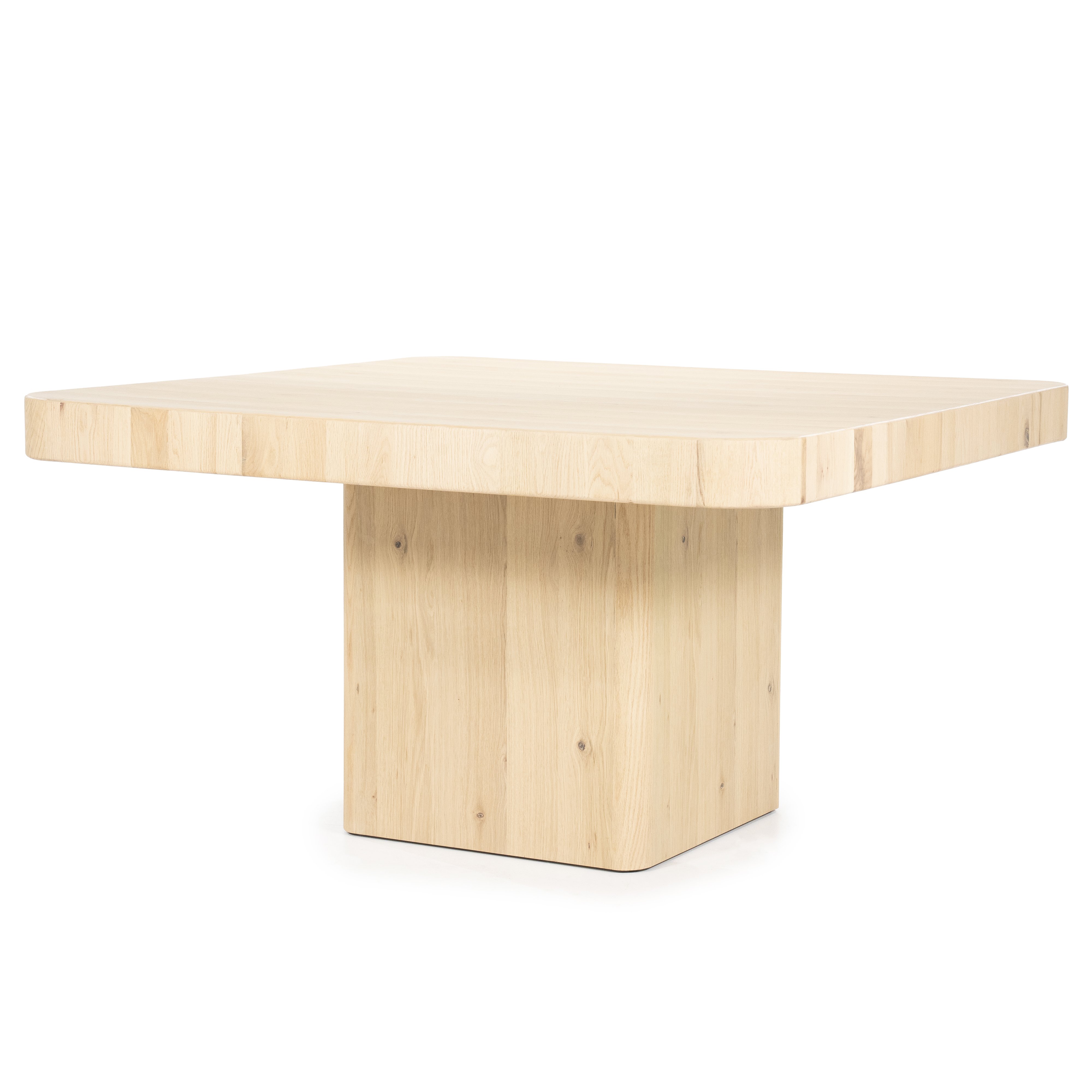 Eettafel Hamza naturel eikenhout