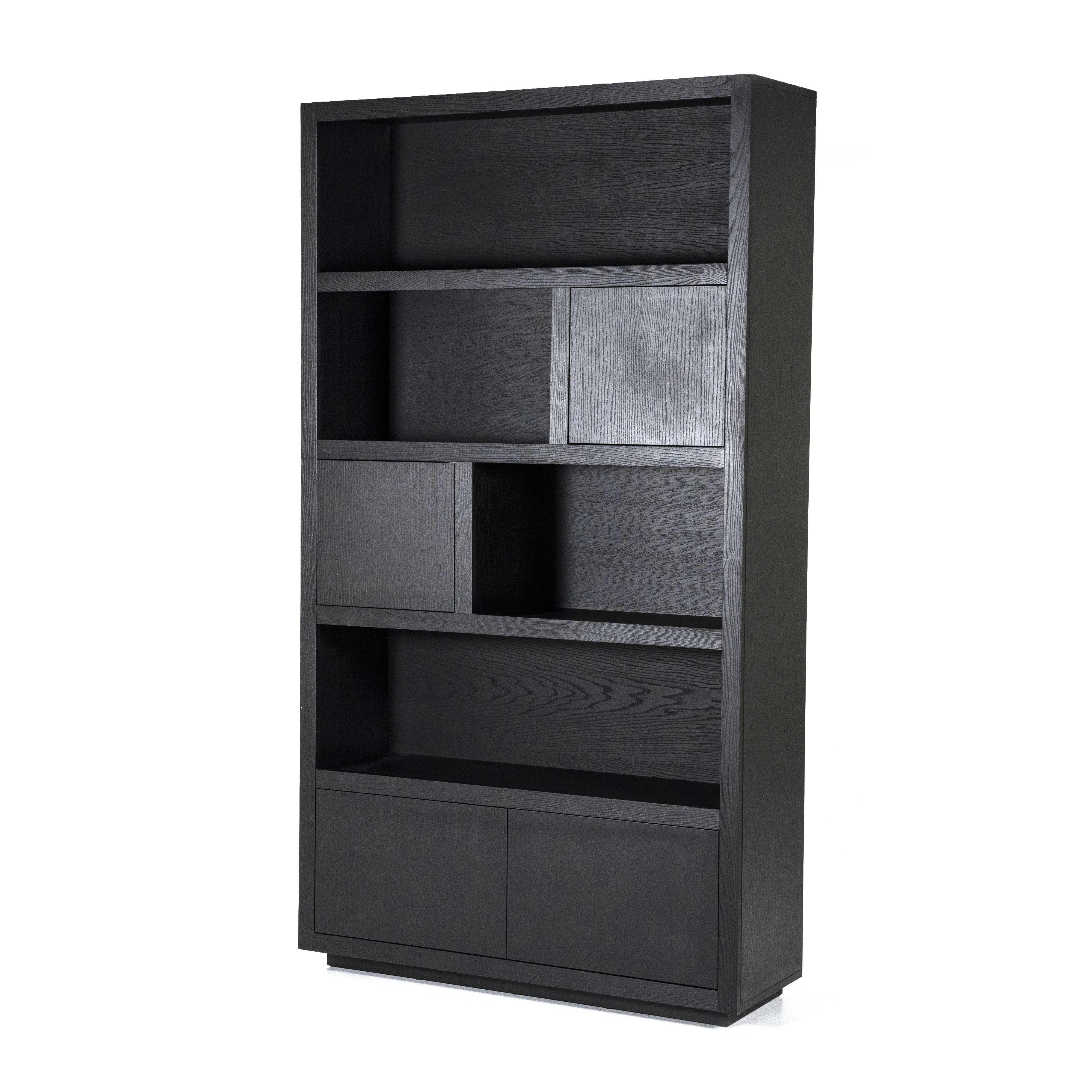 Wandkast Helvo 220x120 in zwart