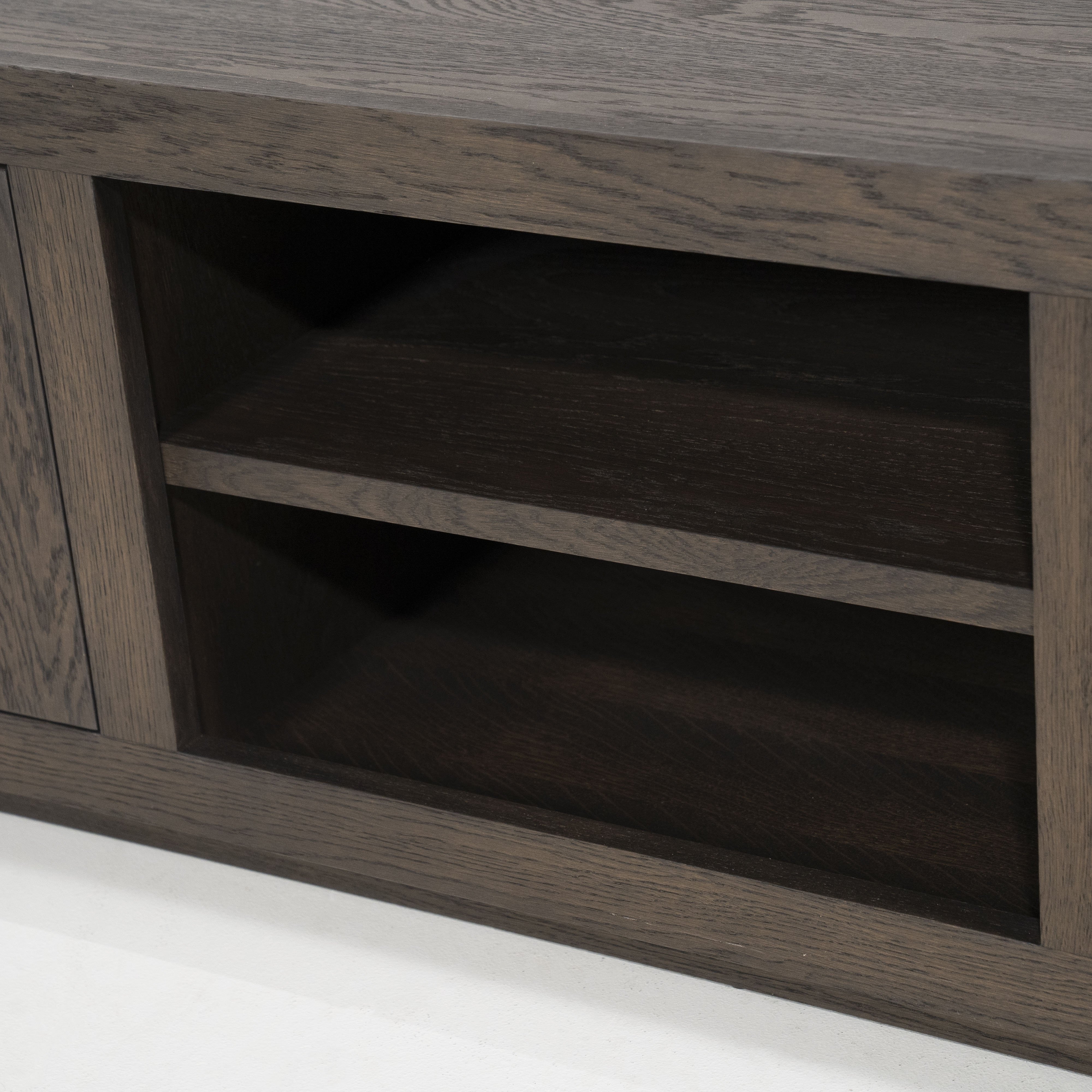 Tv meubel Helvo smal 160cm bruin