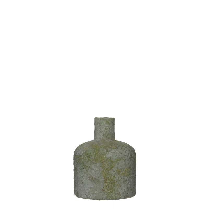 Fles Vintage groen, 18x23,5 cm