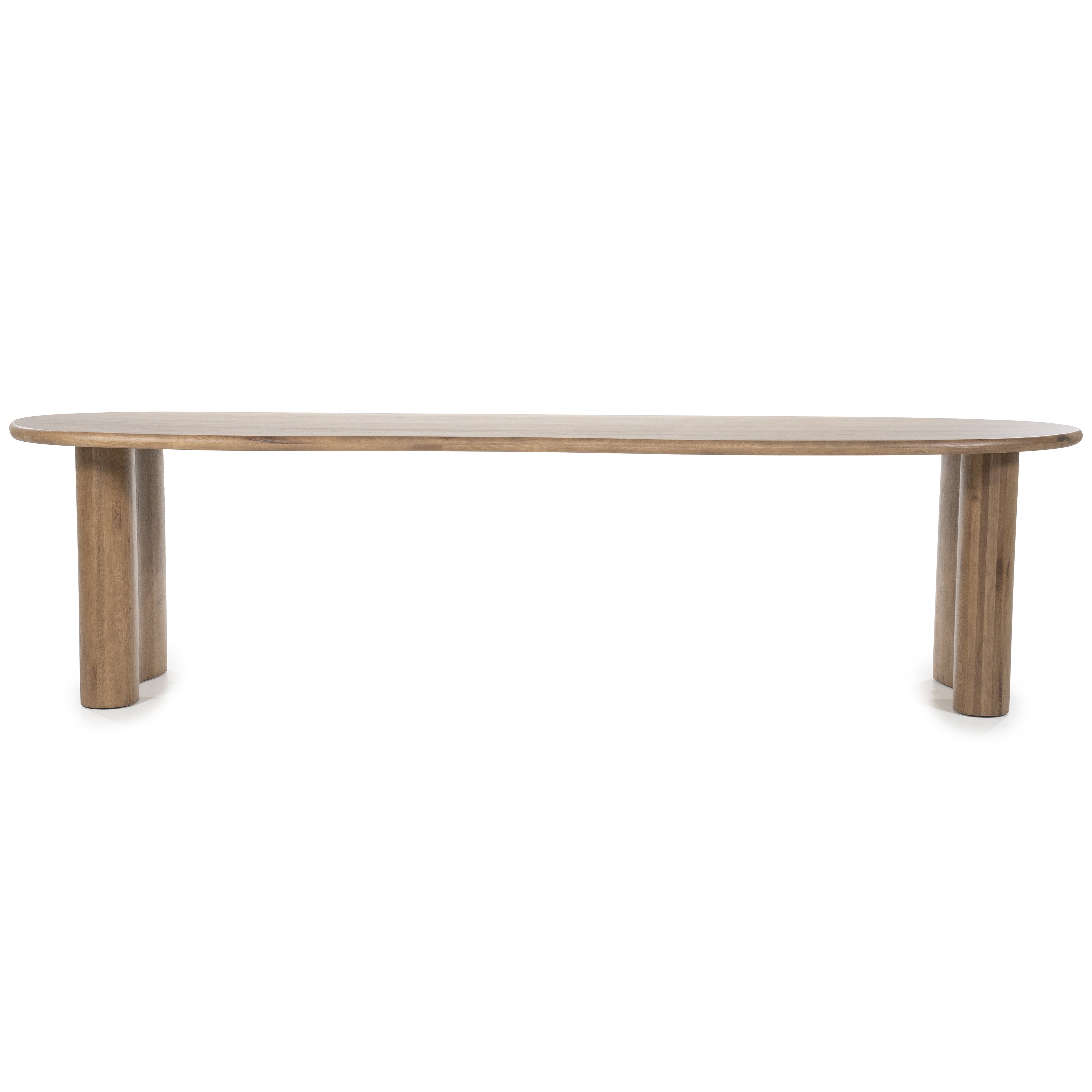 Eettafel Joas 300x110 cm in bruin