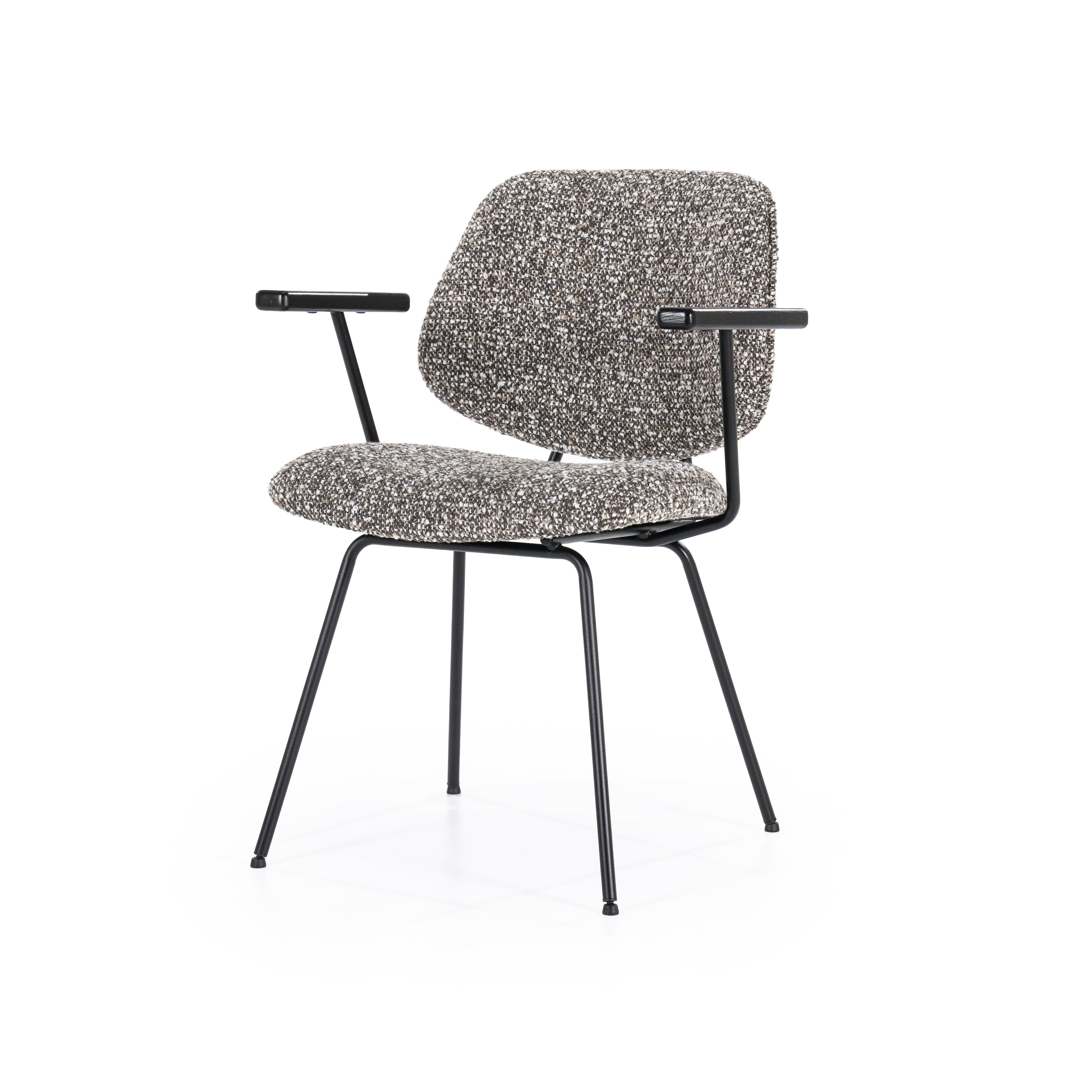 Armstoel Jonte taupe