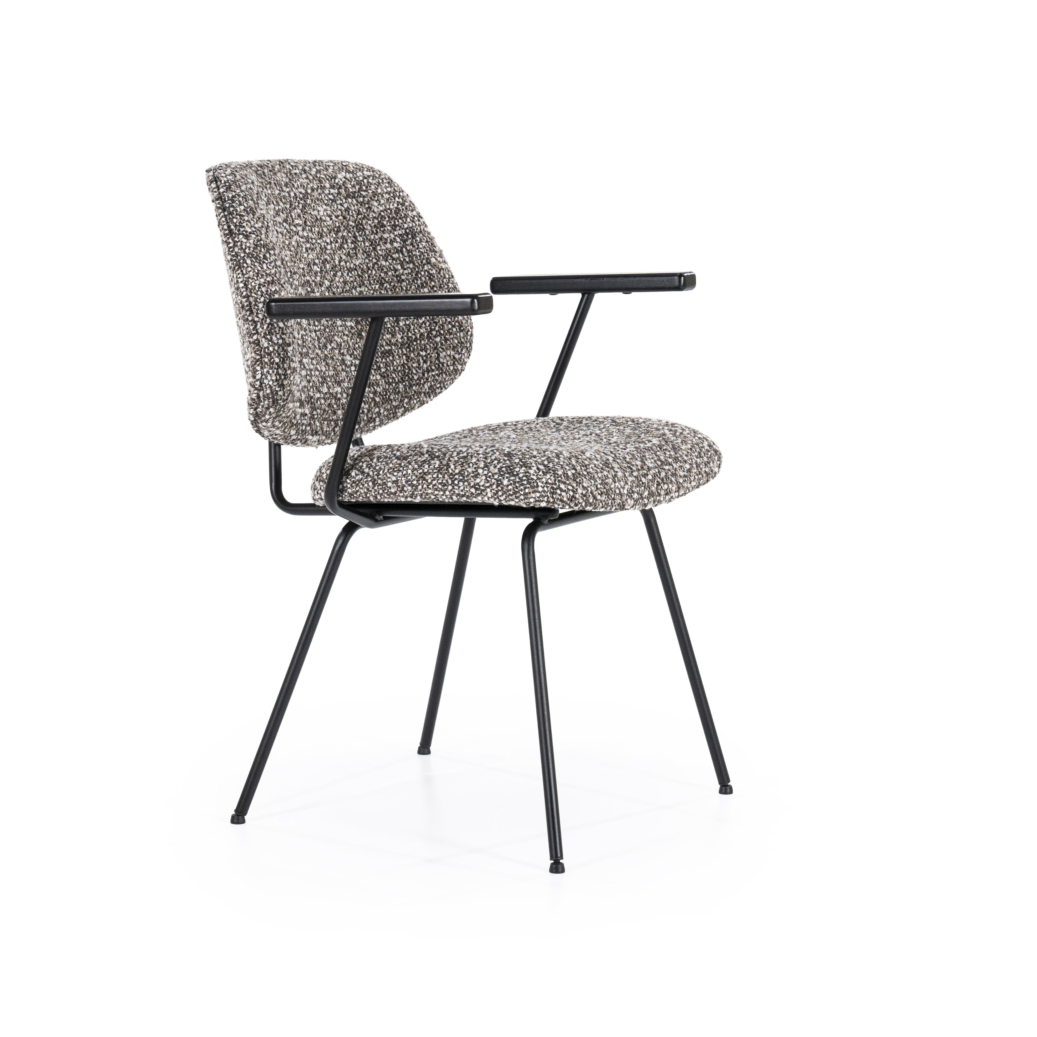 Armstoel Jonte taupe