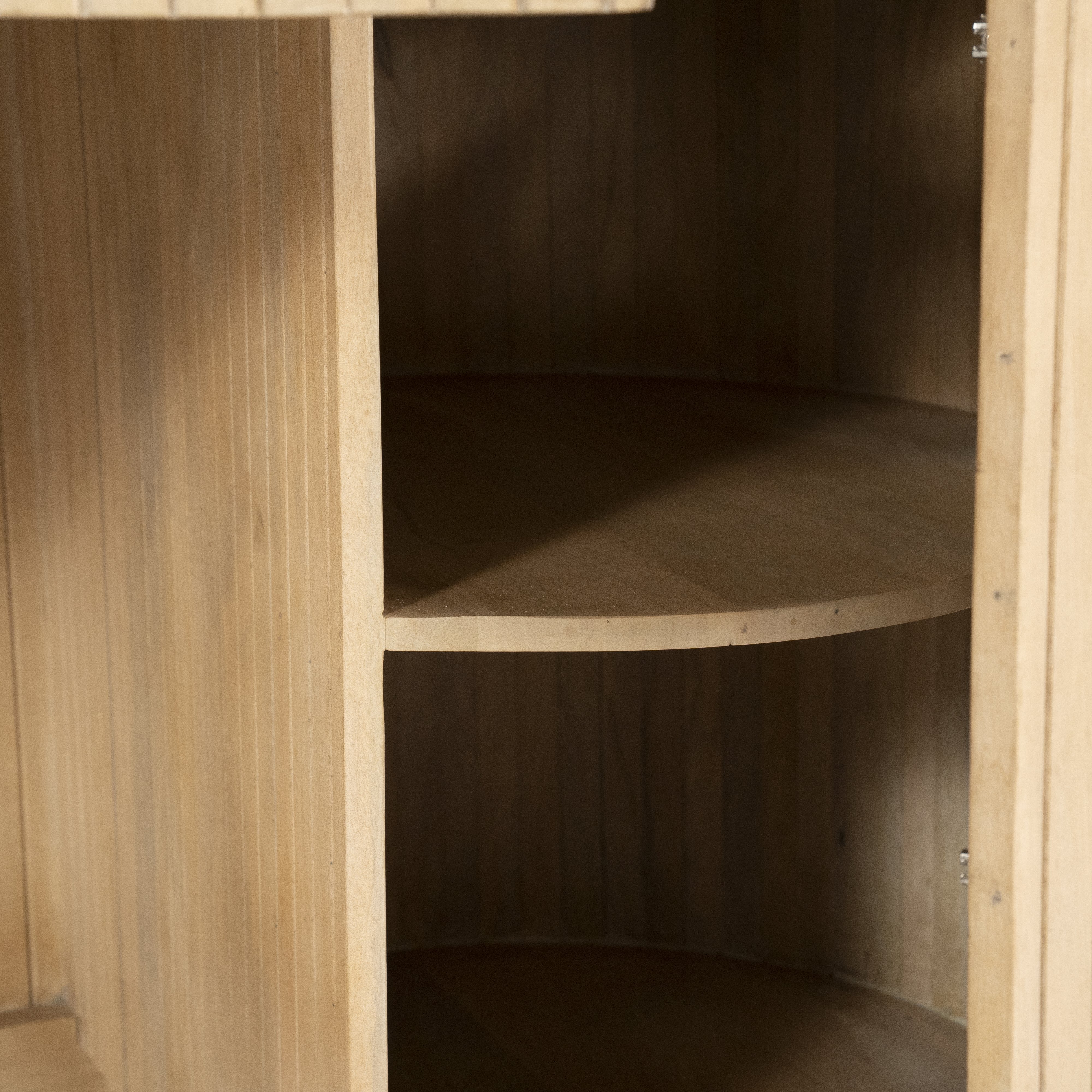 Bureau Kiyan 1 deur 1 lade in hout en marmer