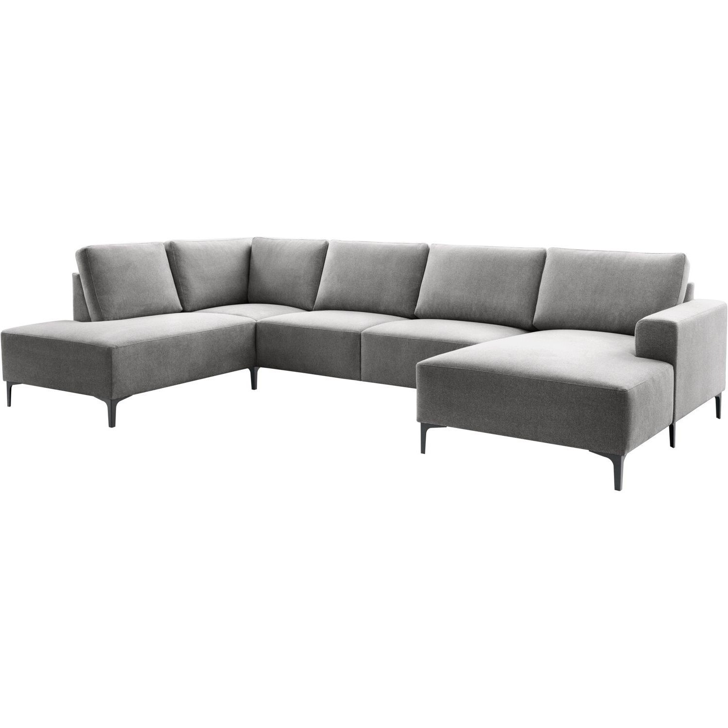 Hoekbank Fabria polyetherschuim in slate