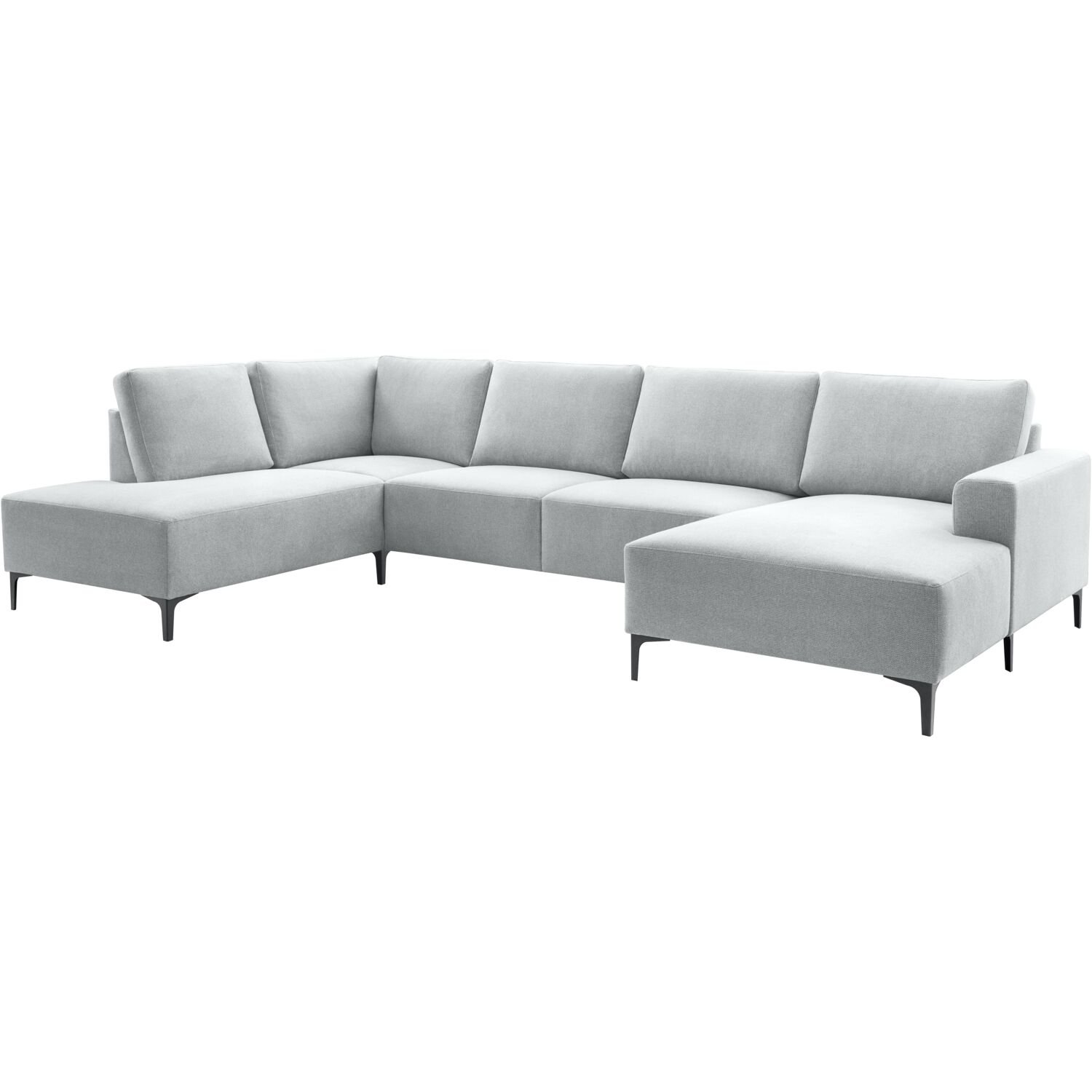 Hoekbank Fabria polyether in ashgrey