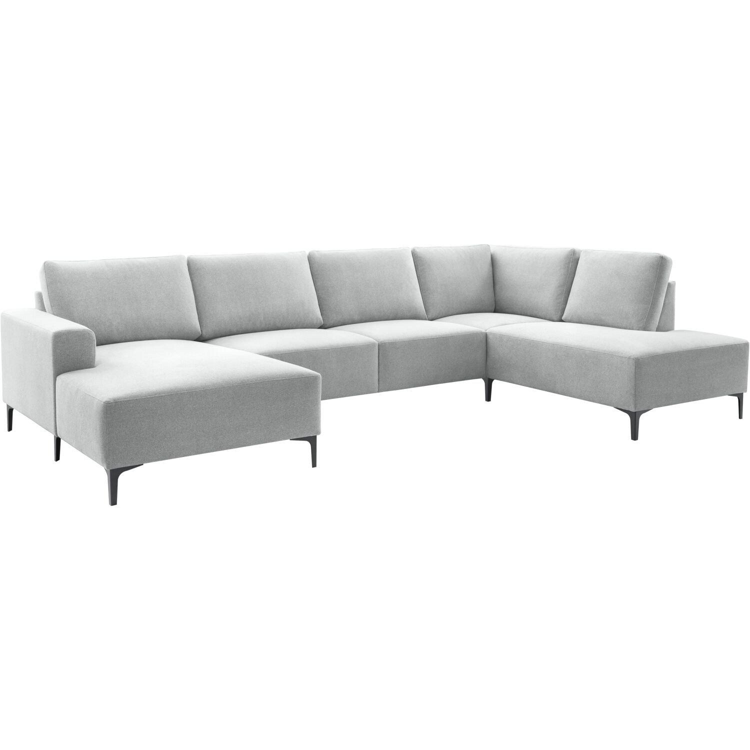 Hoekbank Fabria polyether in ashgrey