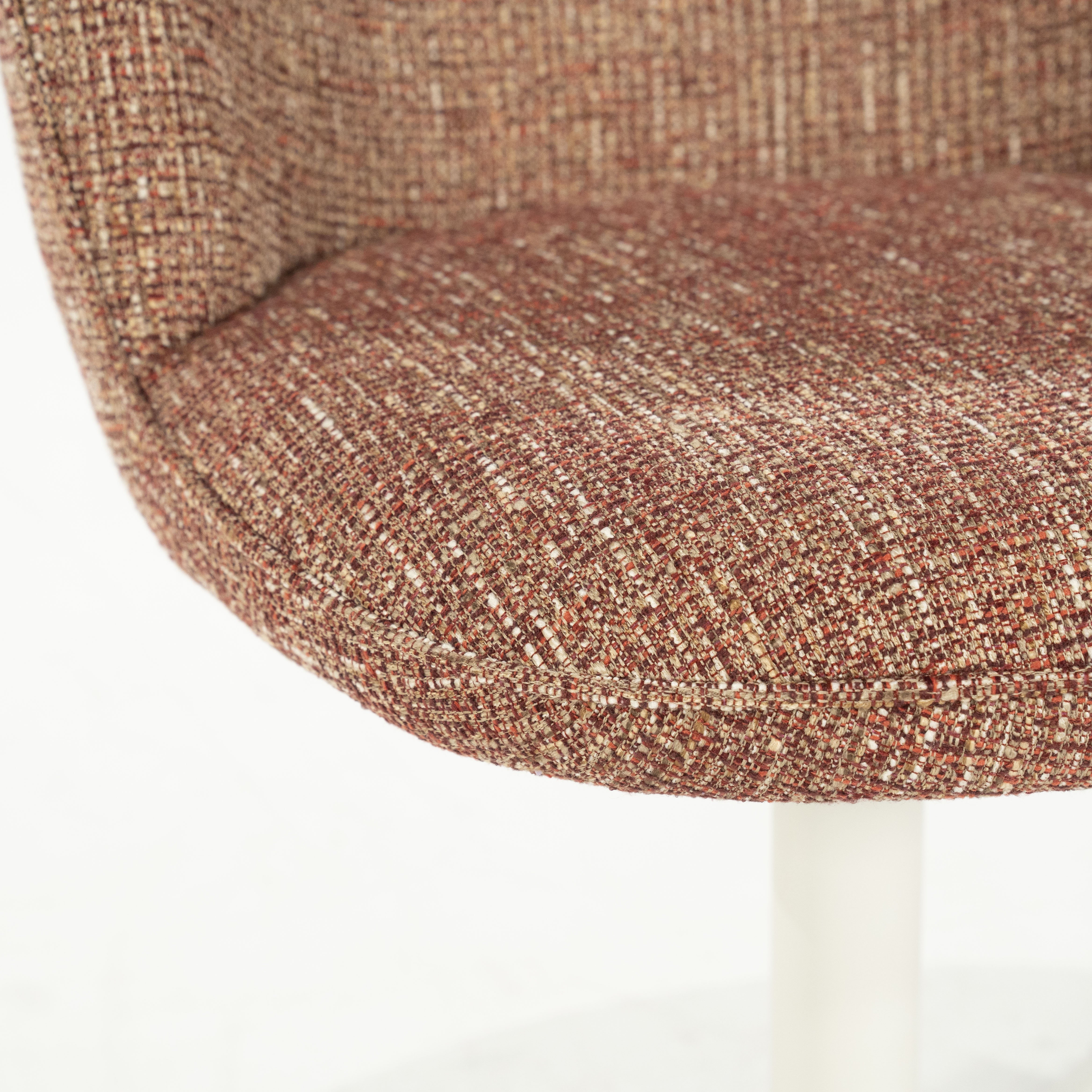 Eetstoel (draaibaar) Moze in rood