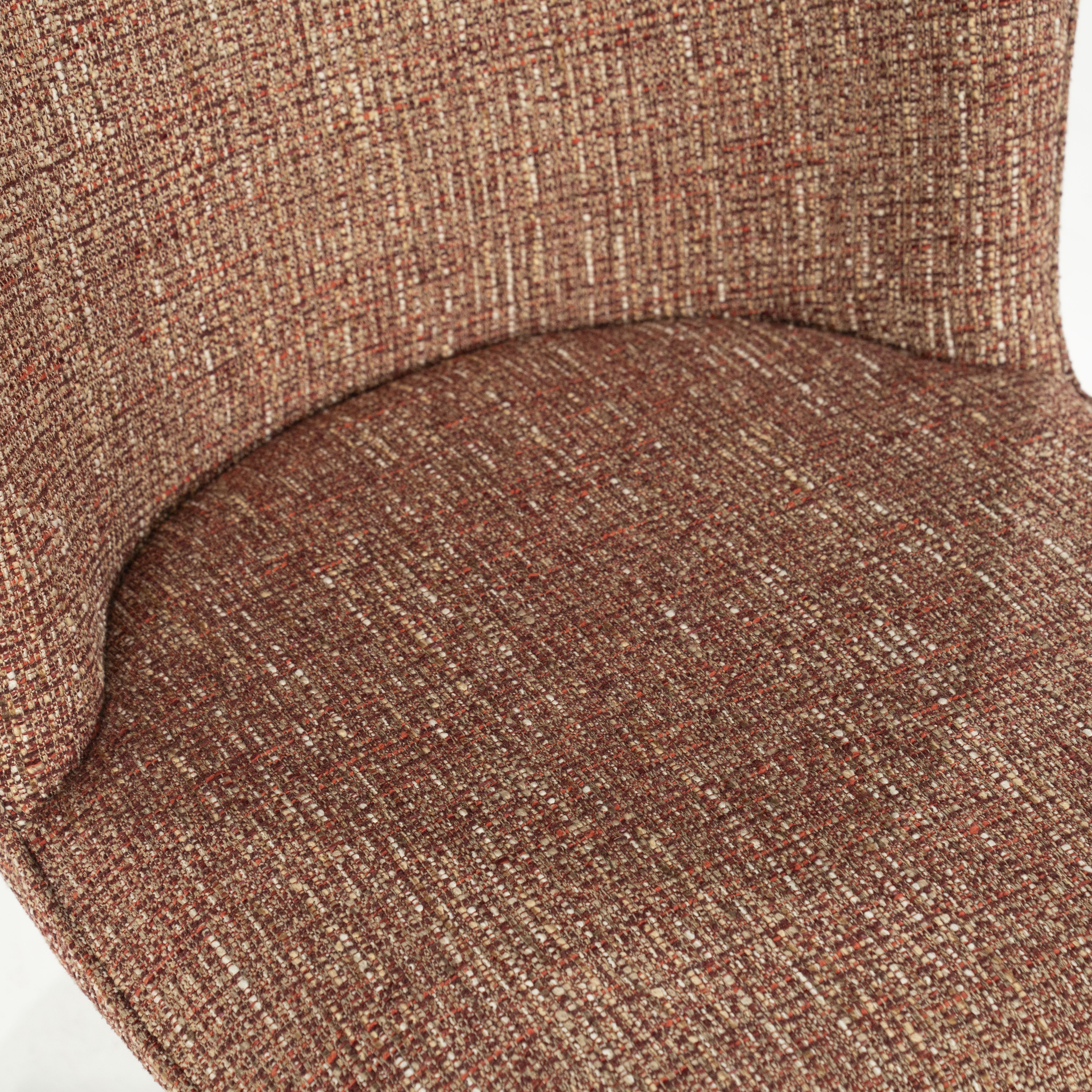 Eetstoel (draaibaar) Moze in rood