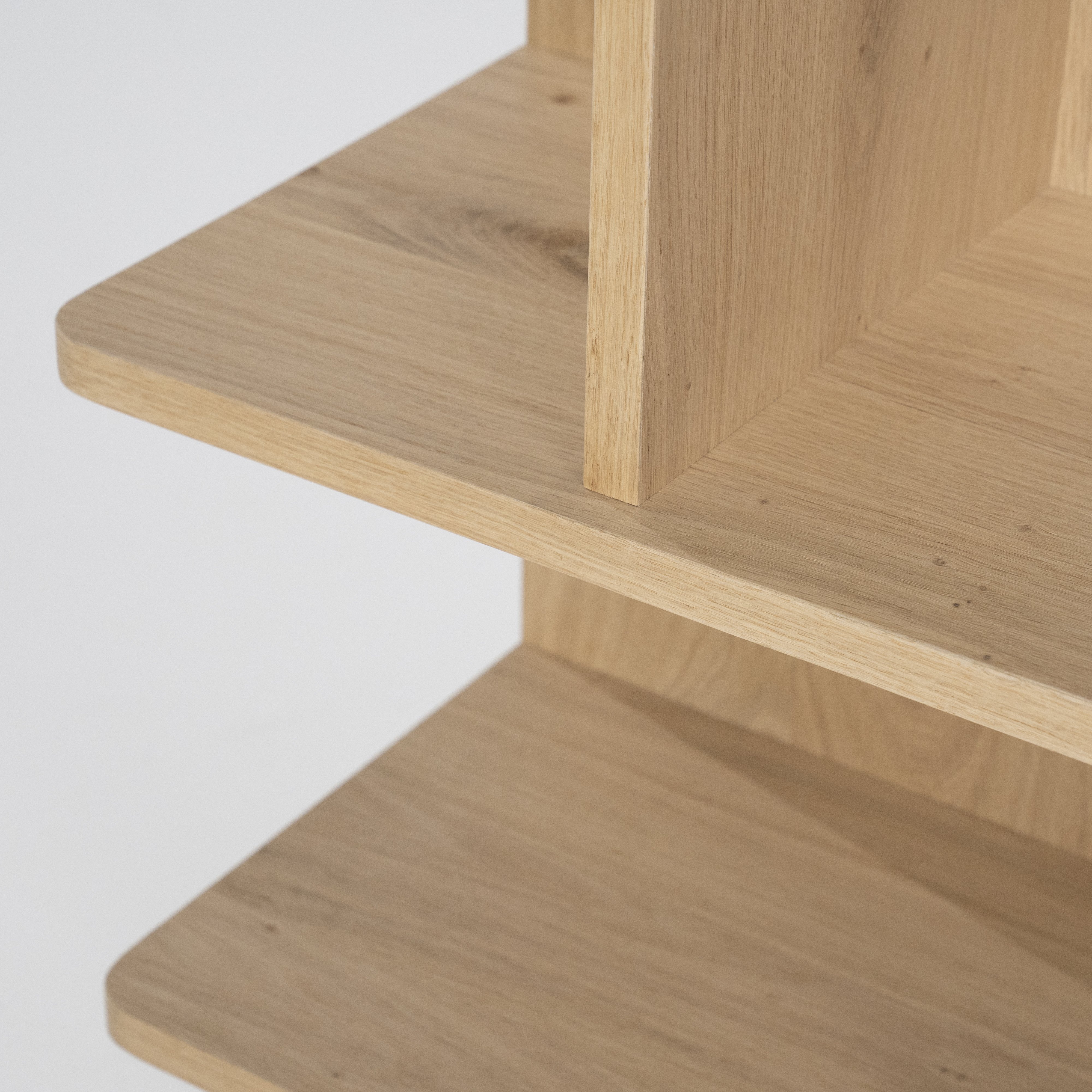 Wandkast Rinse laag in eiken