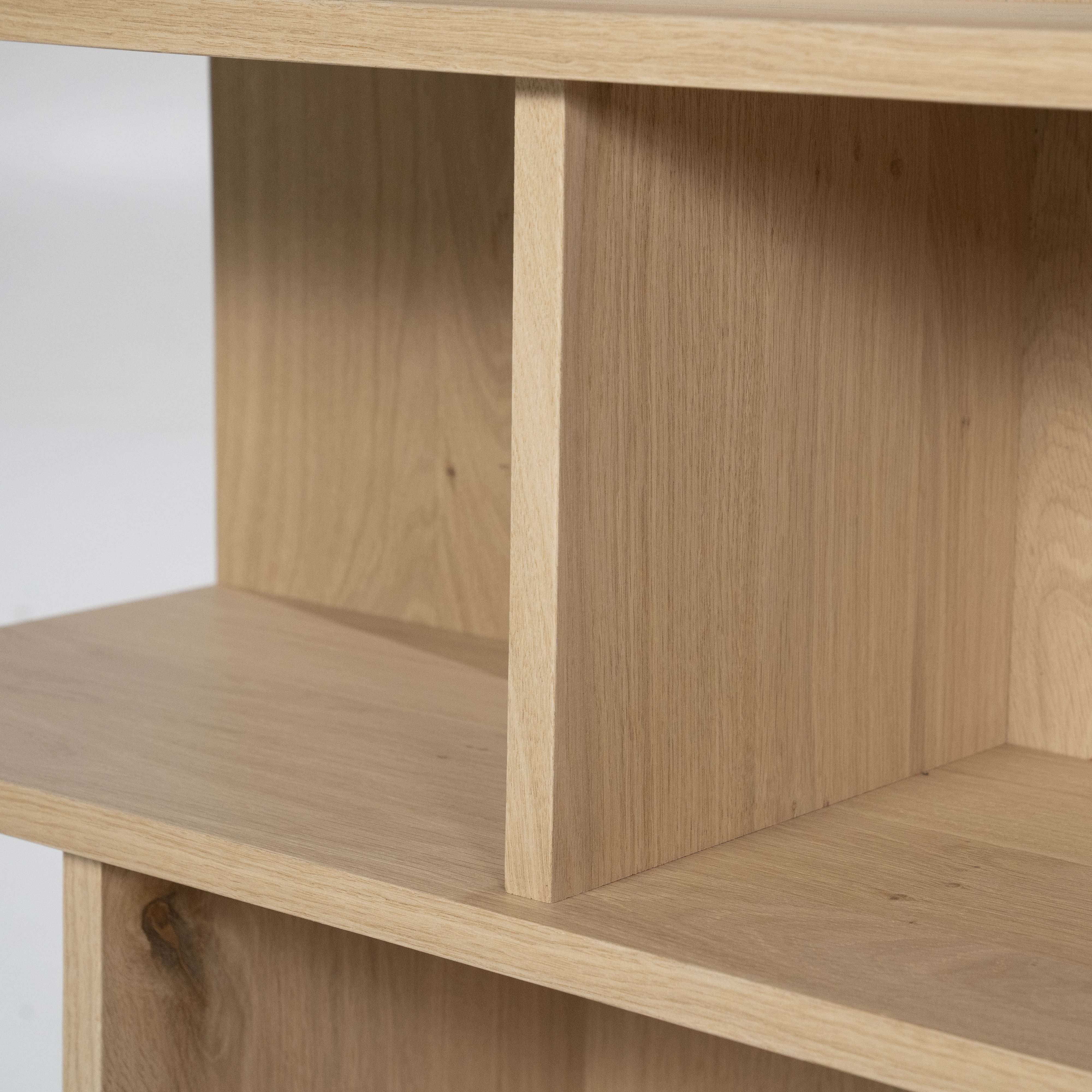 Wandkast Rinse laag in eiken